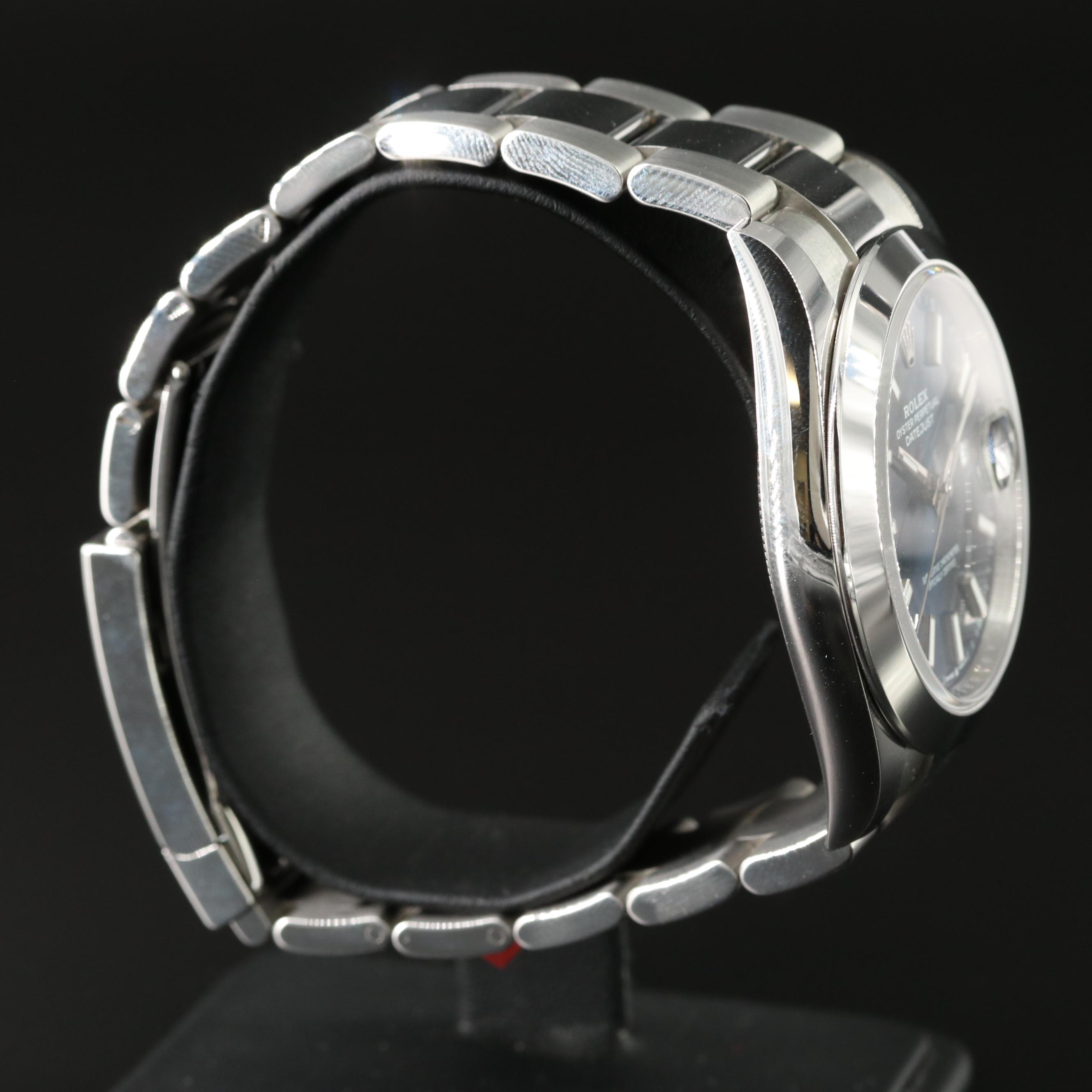 Rolex Datejust Blue 41mm Steel Automatic Watch 126300