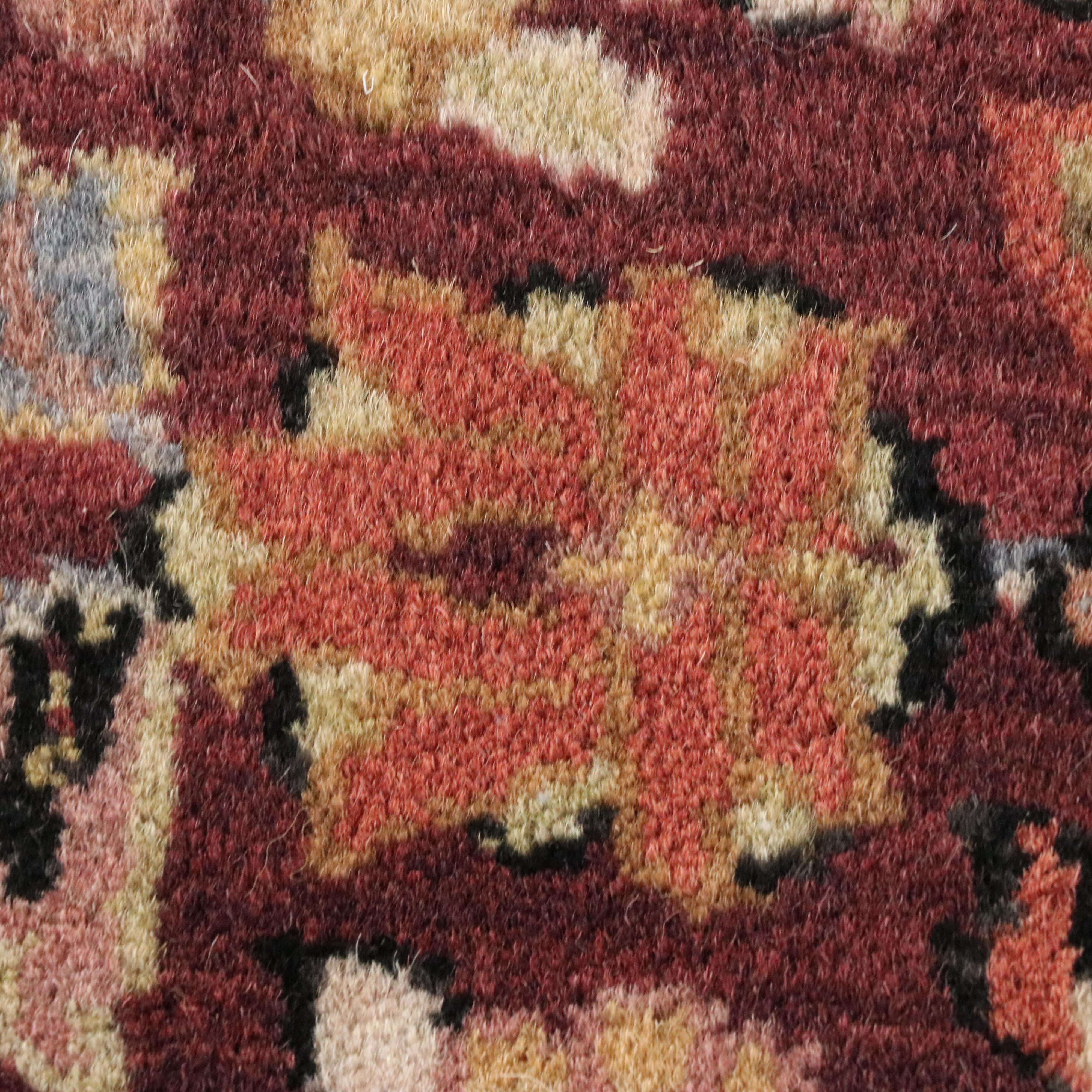 5'9 x 9'2 Hand-Knotted Indian Agra Area Rug