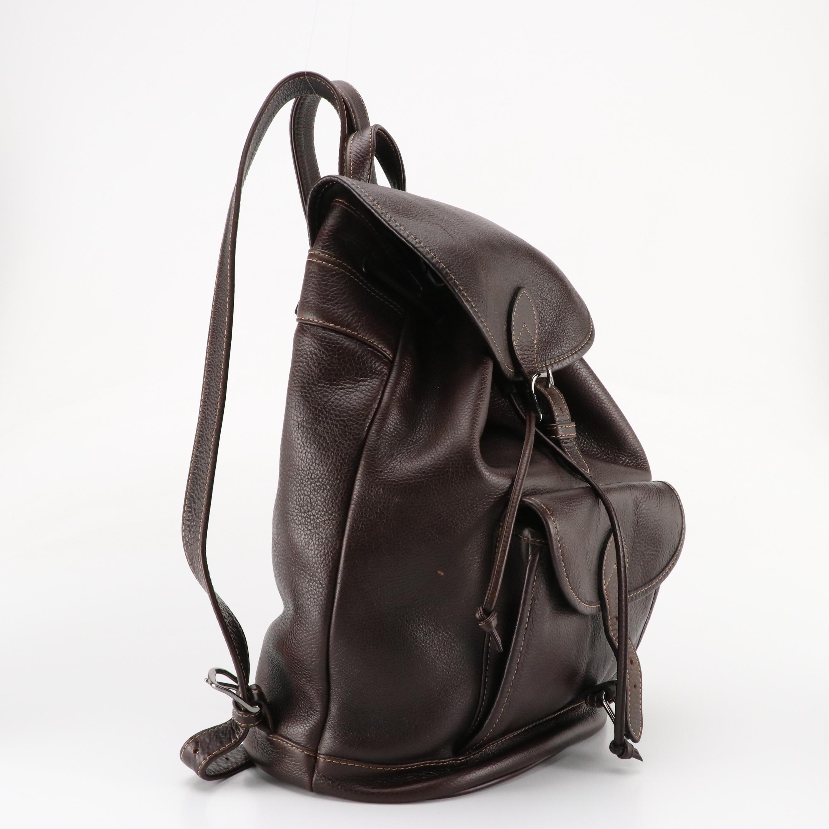 Allen Edmonds American Grain Collection Brown Leather Backpack