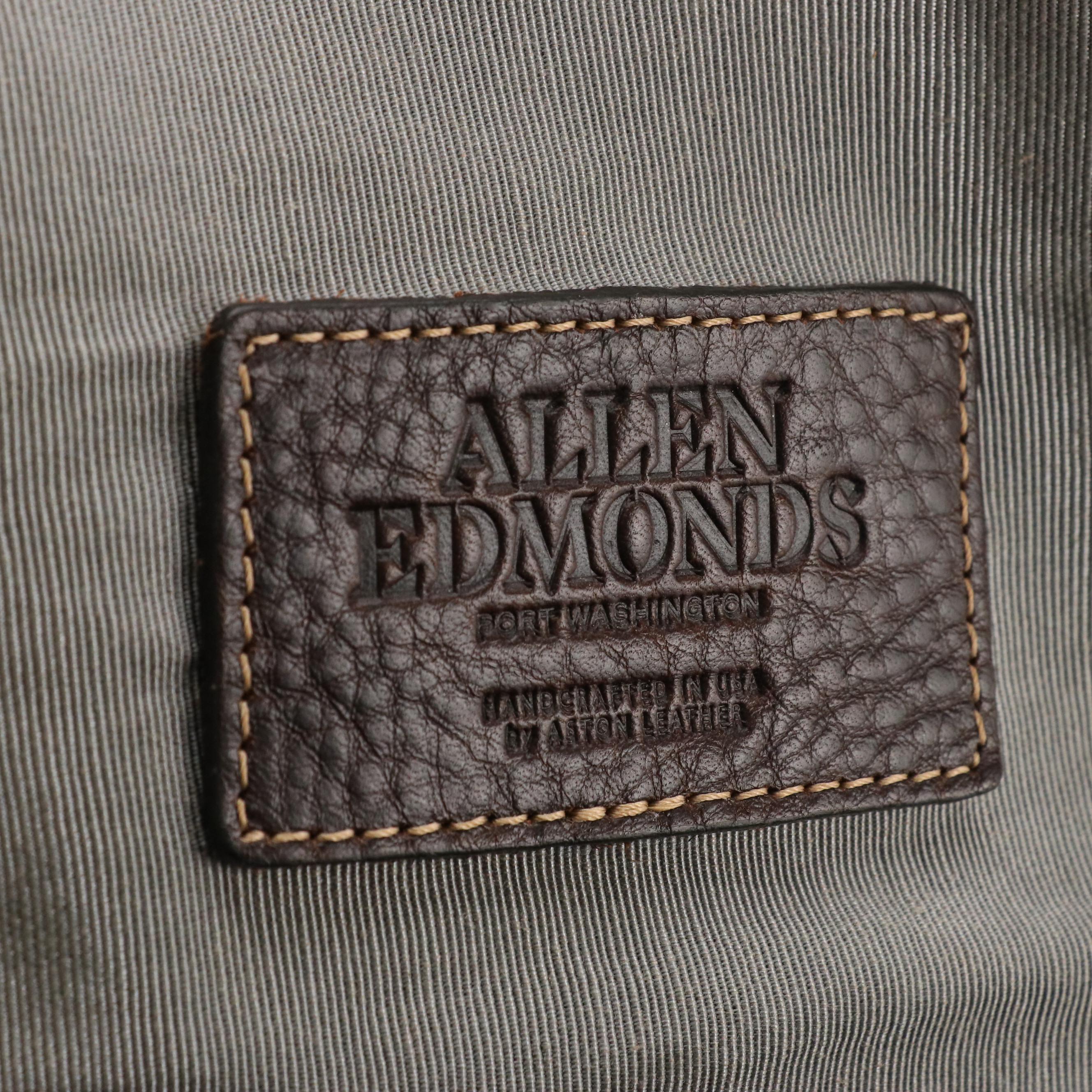 Allen Edmonds American Grain Collection Brown Leather Backpack
