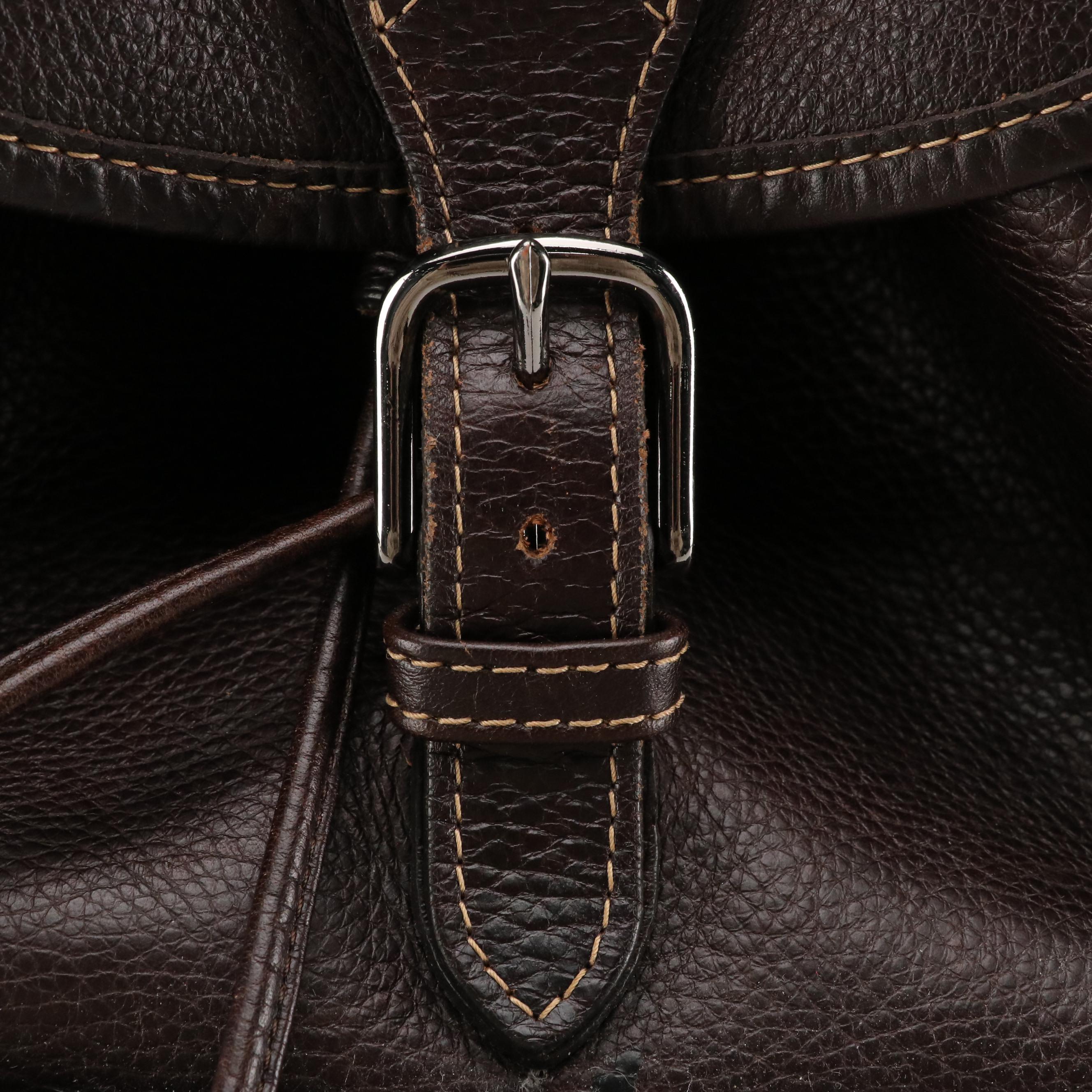 Allen Edmonds American Grain Collection Brown Leather Backpack