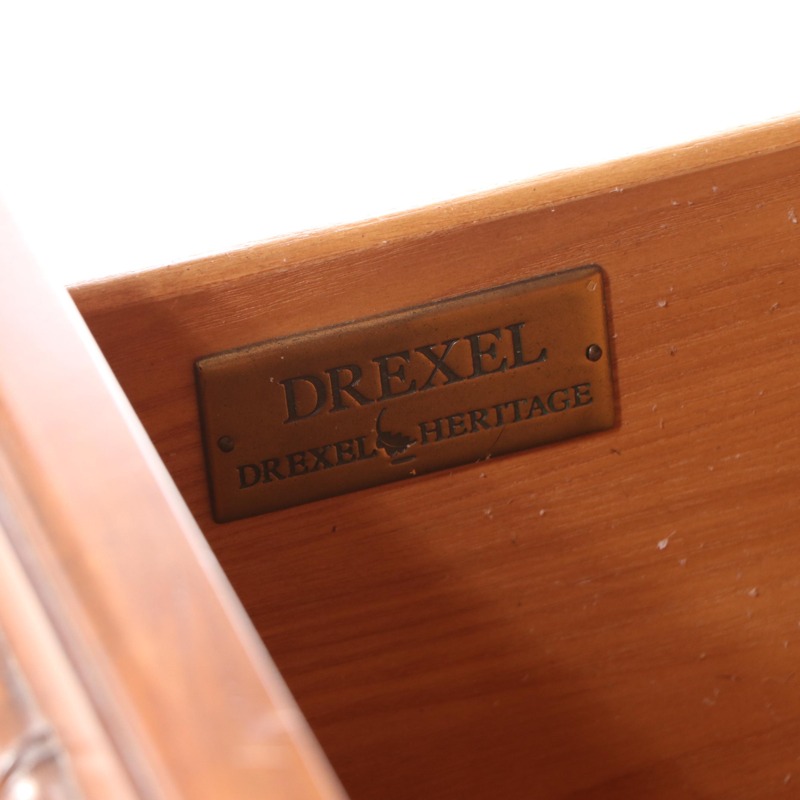 Drexel-Heritage "Palm Court" Walnut Media Cabinet/Armoire