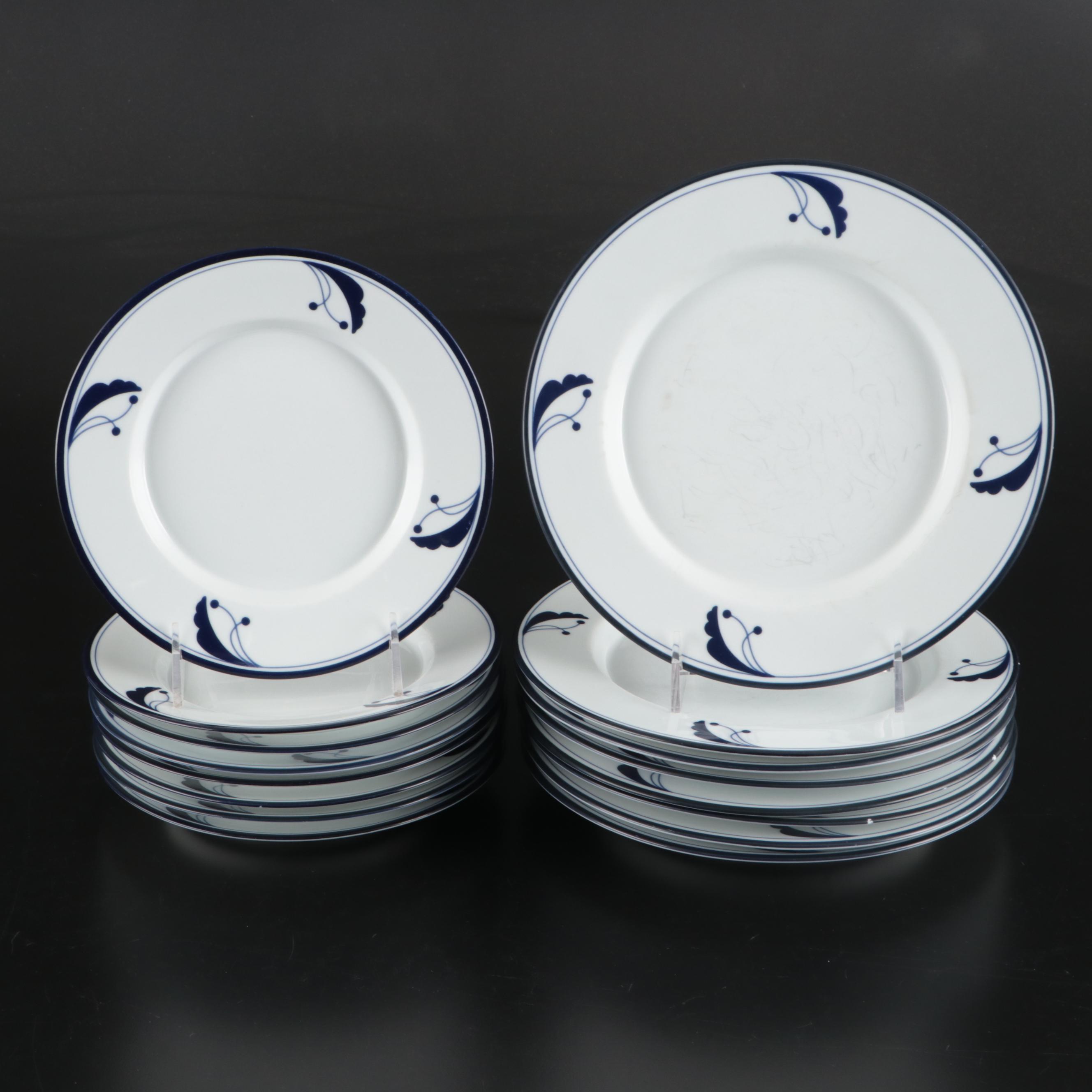 Dansk "Bayberry Blue" Ceramic Dinnerware, 1986–1998