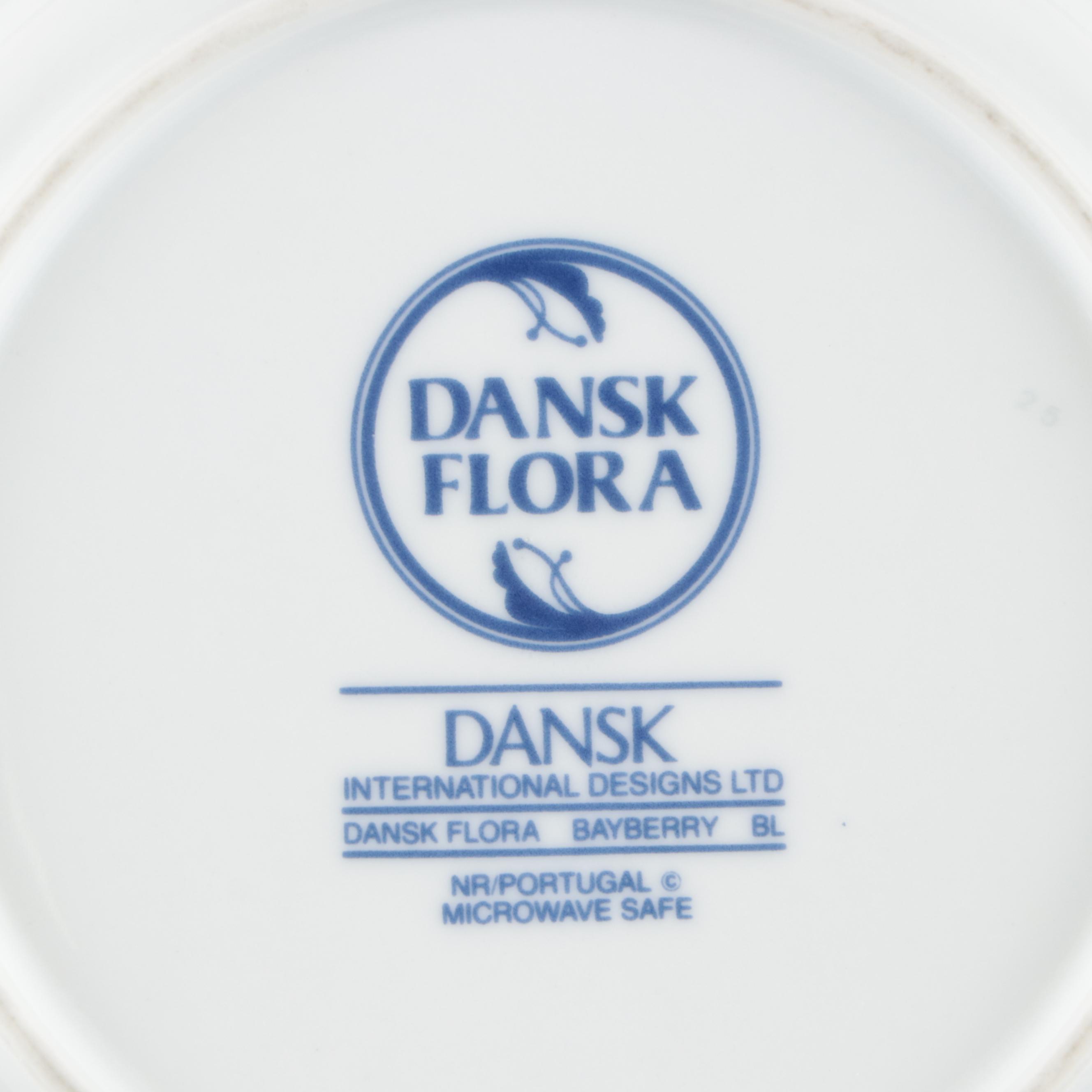 Dansk "Bayberry Blue" Ceramic Dinnerware, 1986–1998