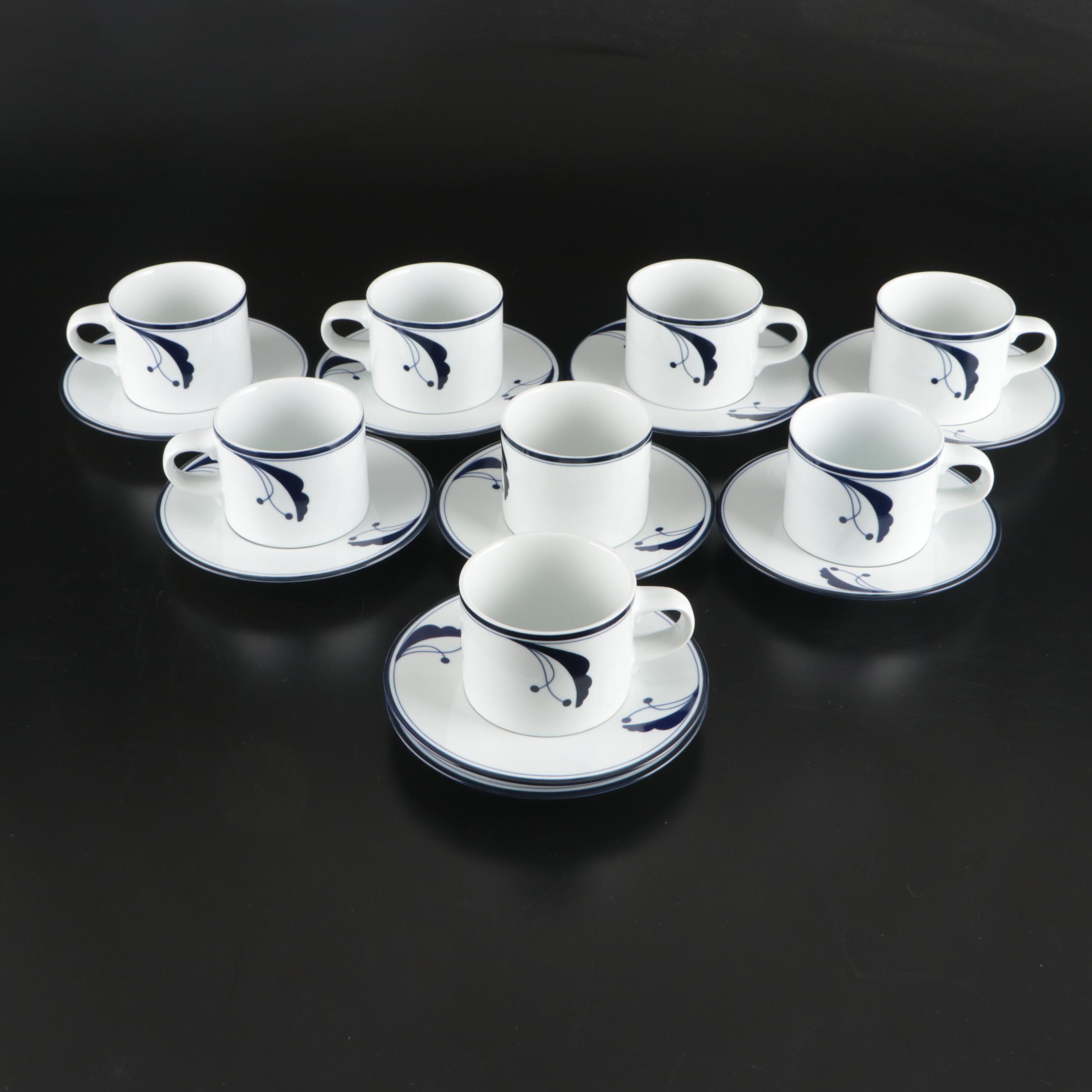 Dansk "Bayberry Blue" Ceramic Dinnerware, 1986–1998