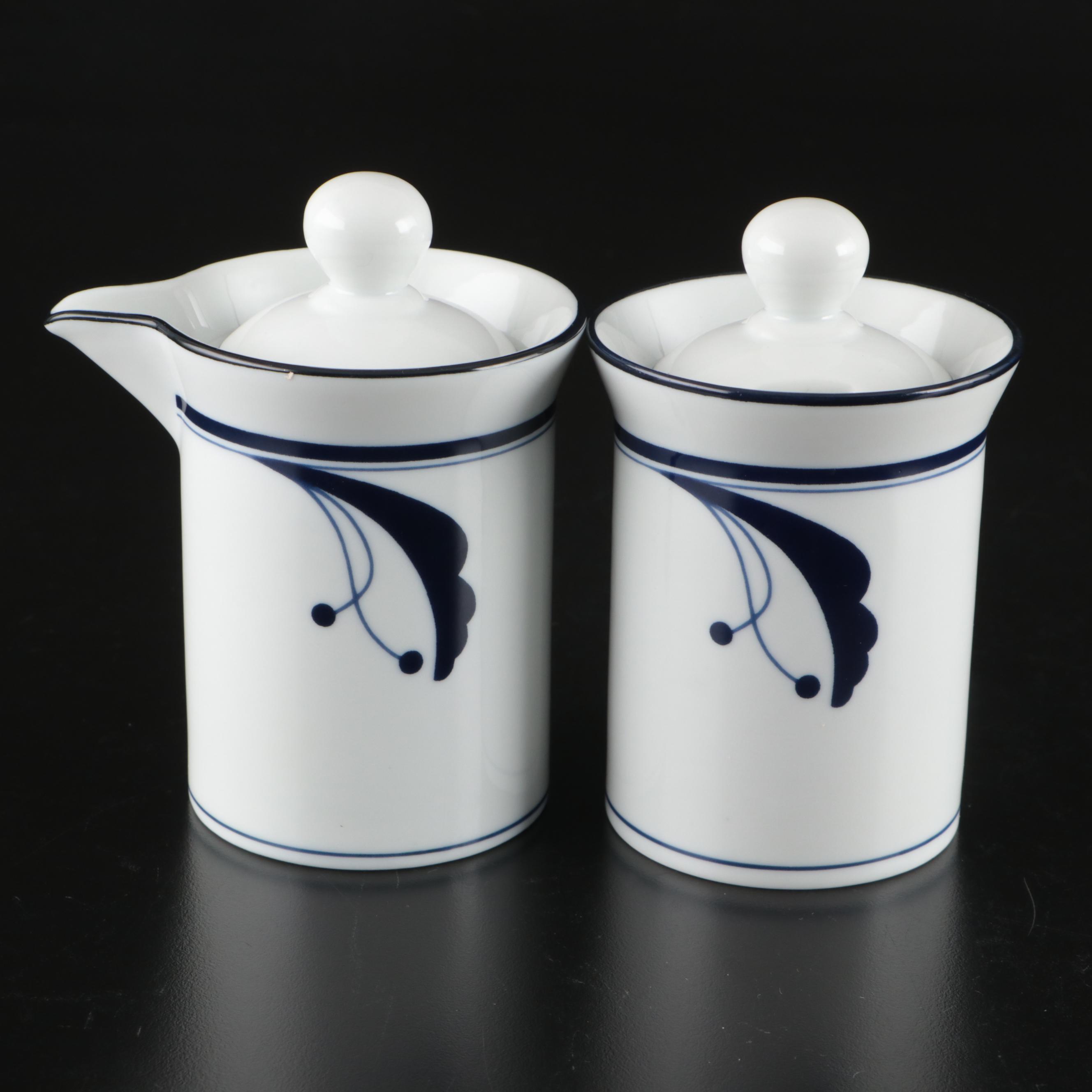 Dansk "Bayberry Blue" Ceramic Dinnerware, 1986–1998