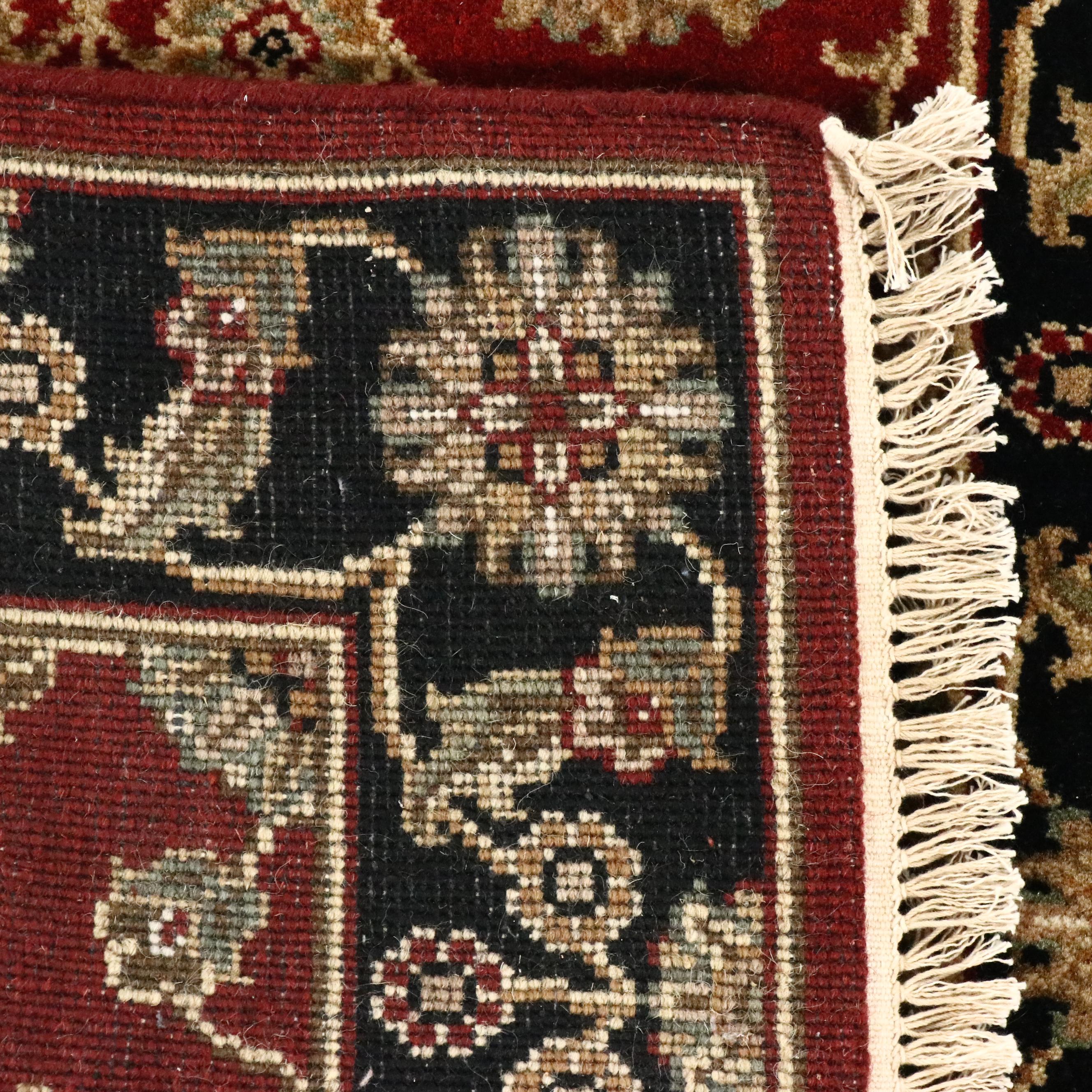 2'8 x 12'5 Hand-Knotted Indian Agra Carpet Runner