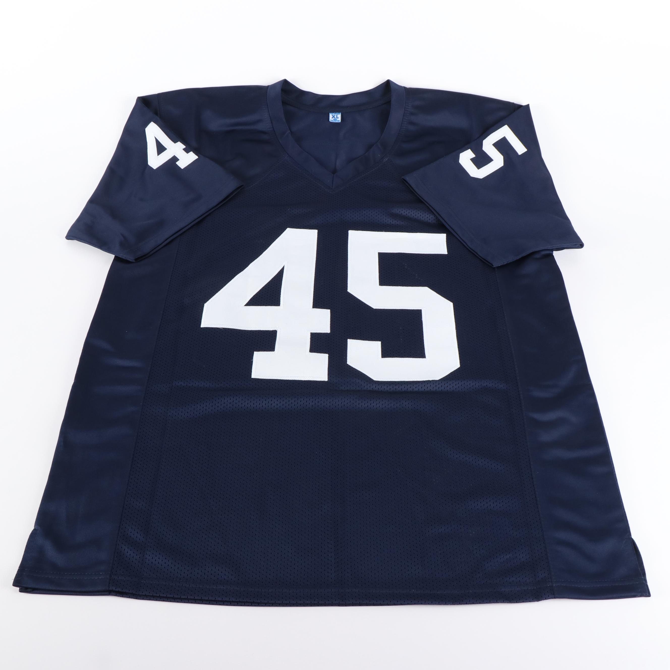 Rudy Ruettiger Signed Notre Dame Fighting Irish Football Jersey, JSA