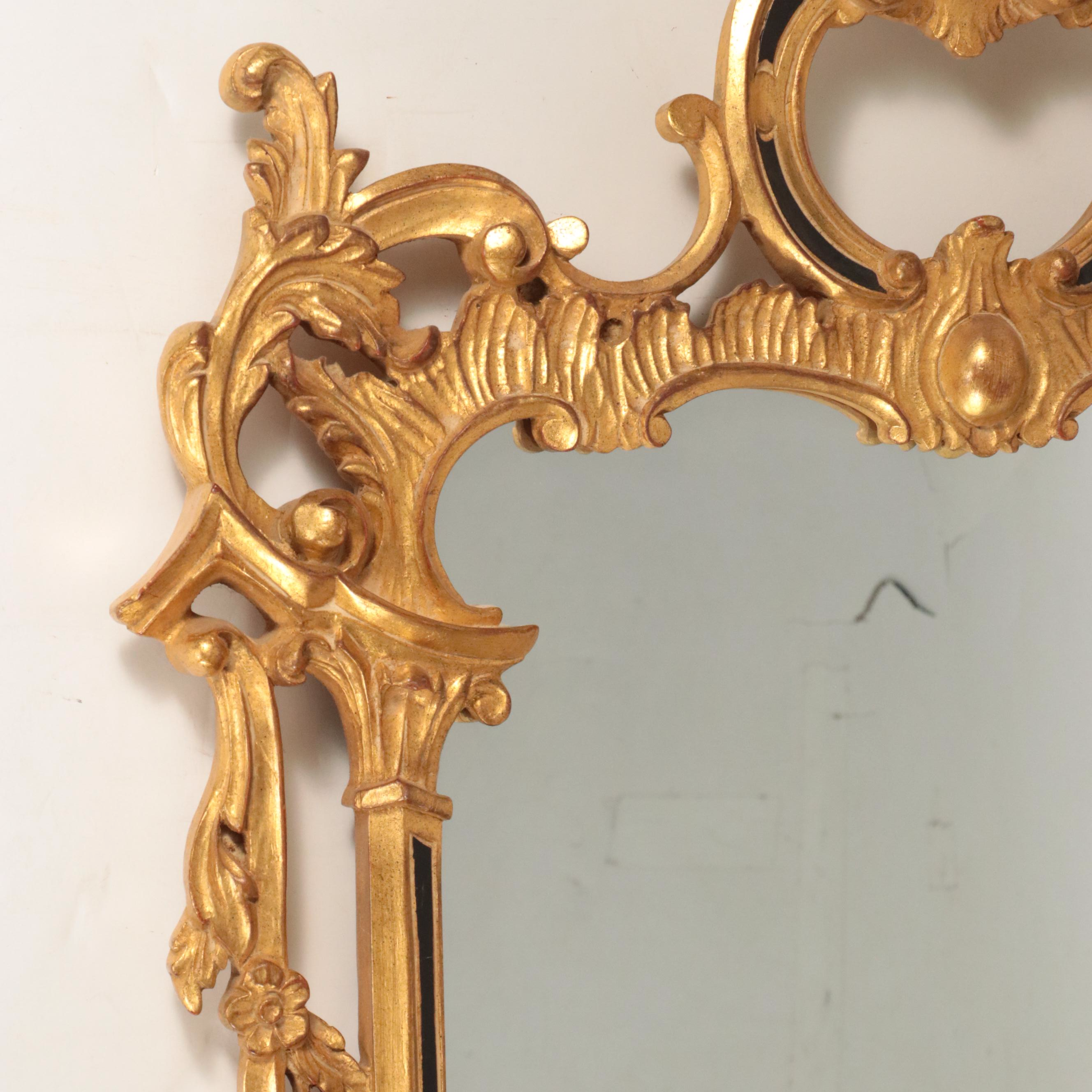 Carvers Guild Baroque Style Giltwood Wall Mirror