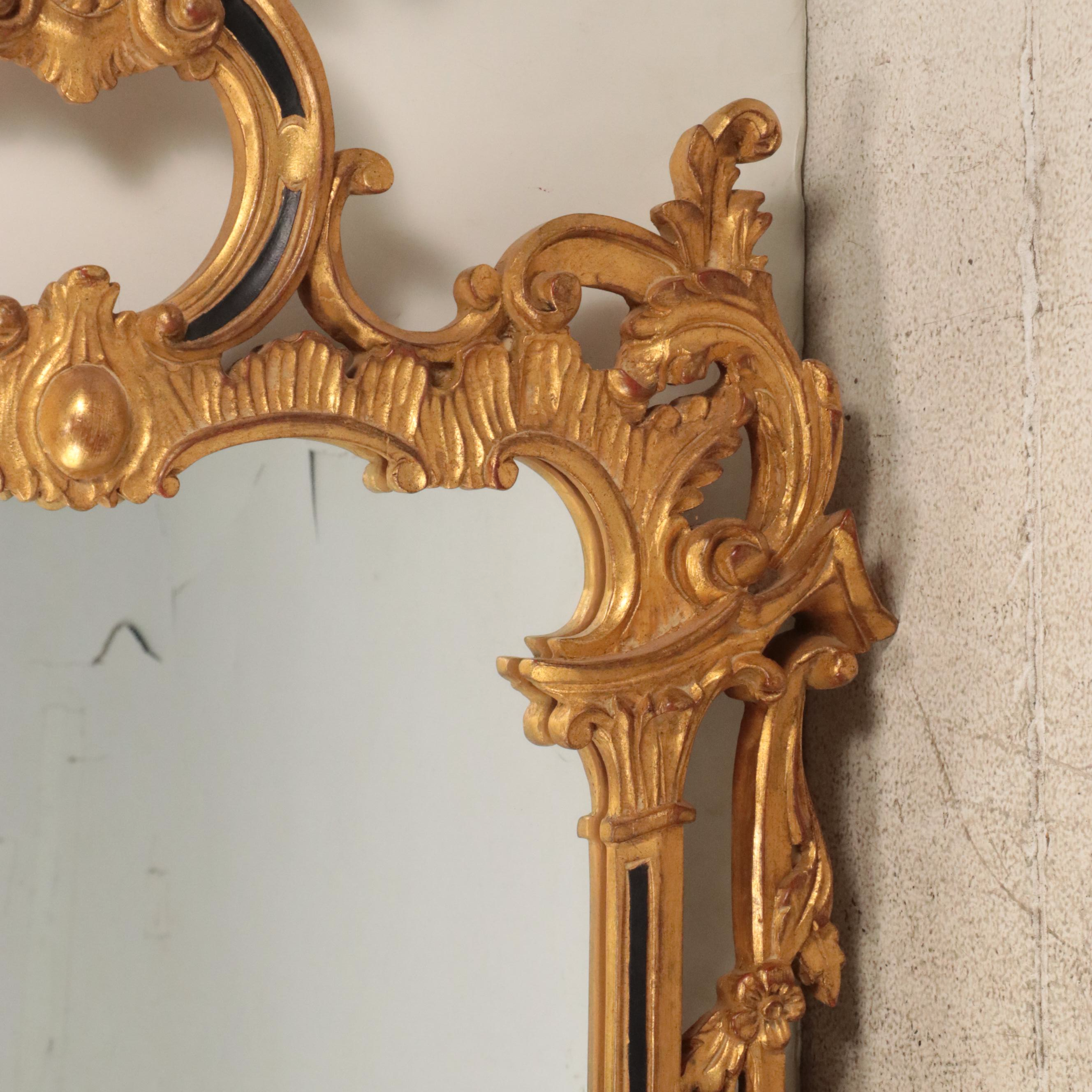 Carvers Guild Baroque Style Giltwood Wall Mirror