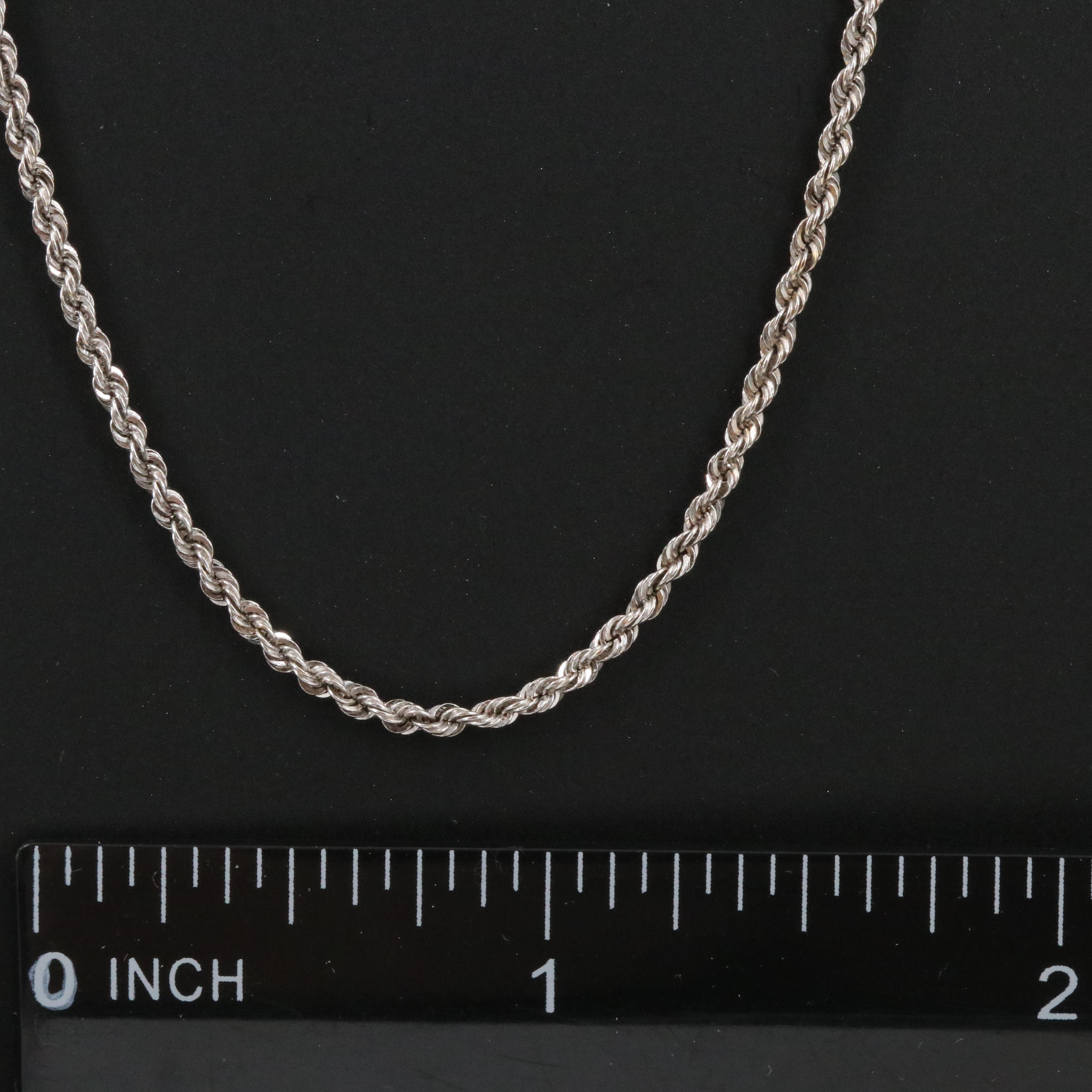 14K Braided Rope Chain Necklace