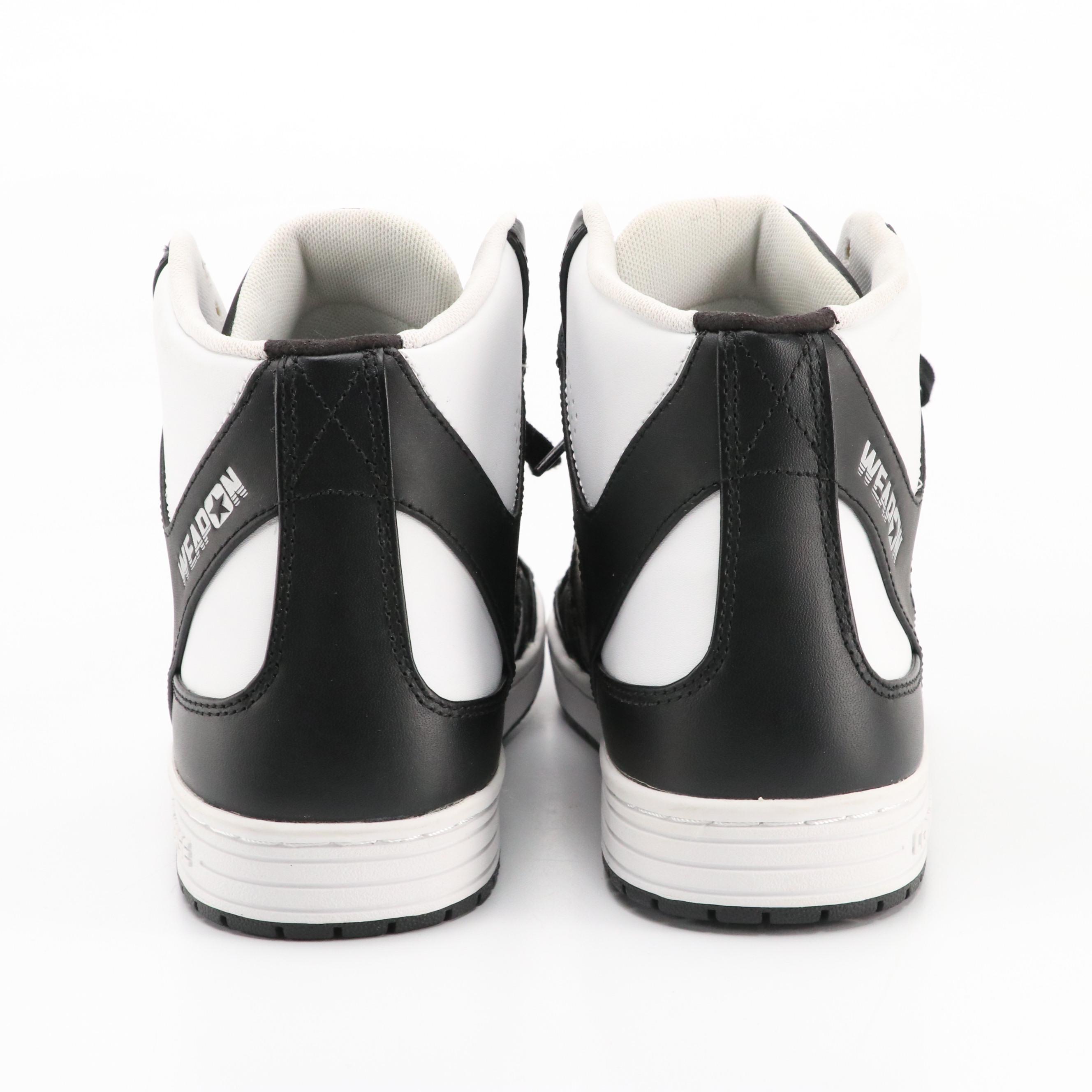 Boston Celtics Larry Bird Chalk Line Jacket with Converse Weapon Mid Sneakers