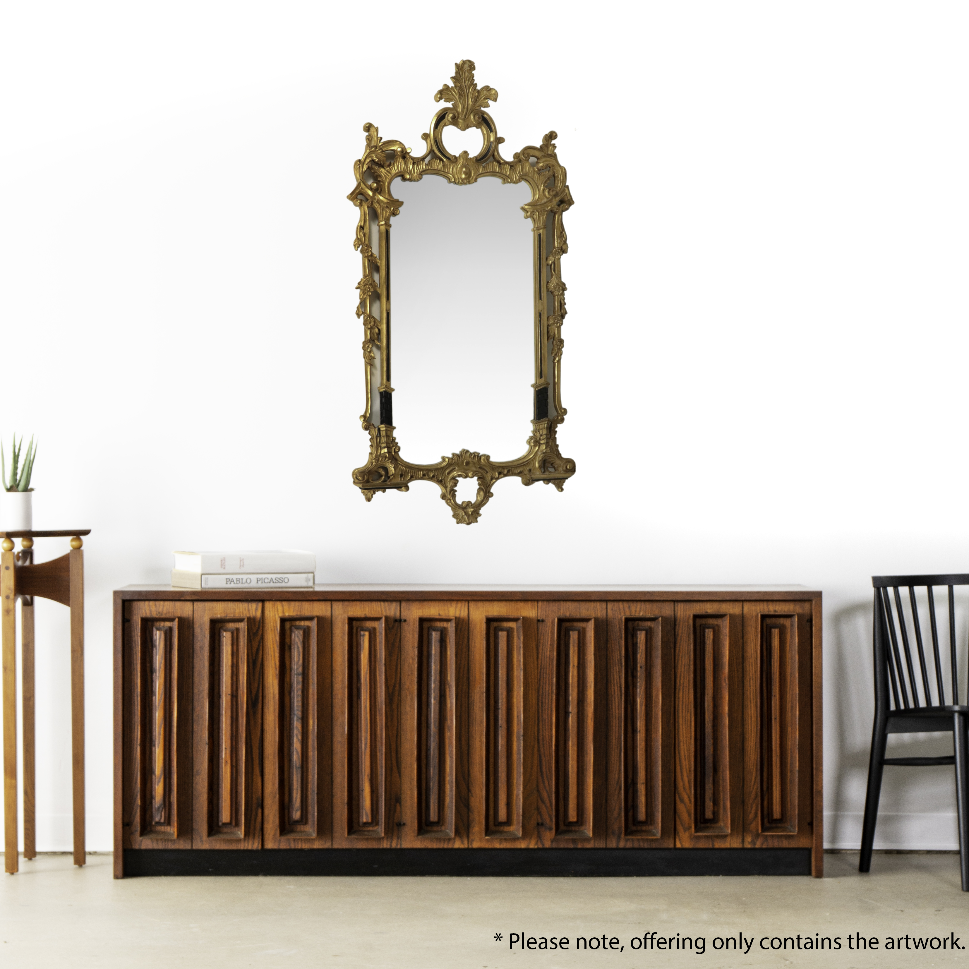 Carvers Guild Baroque Style Giltwood Wall Mirror