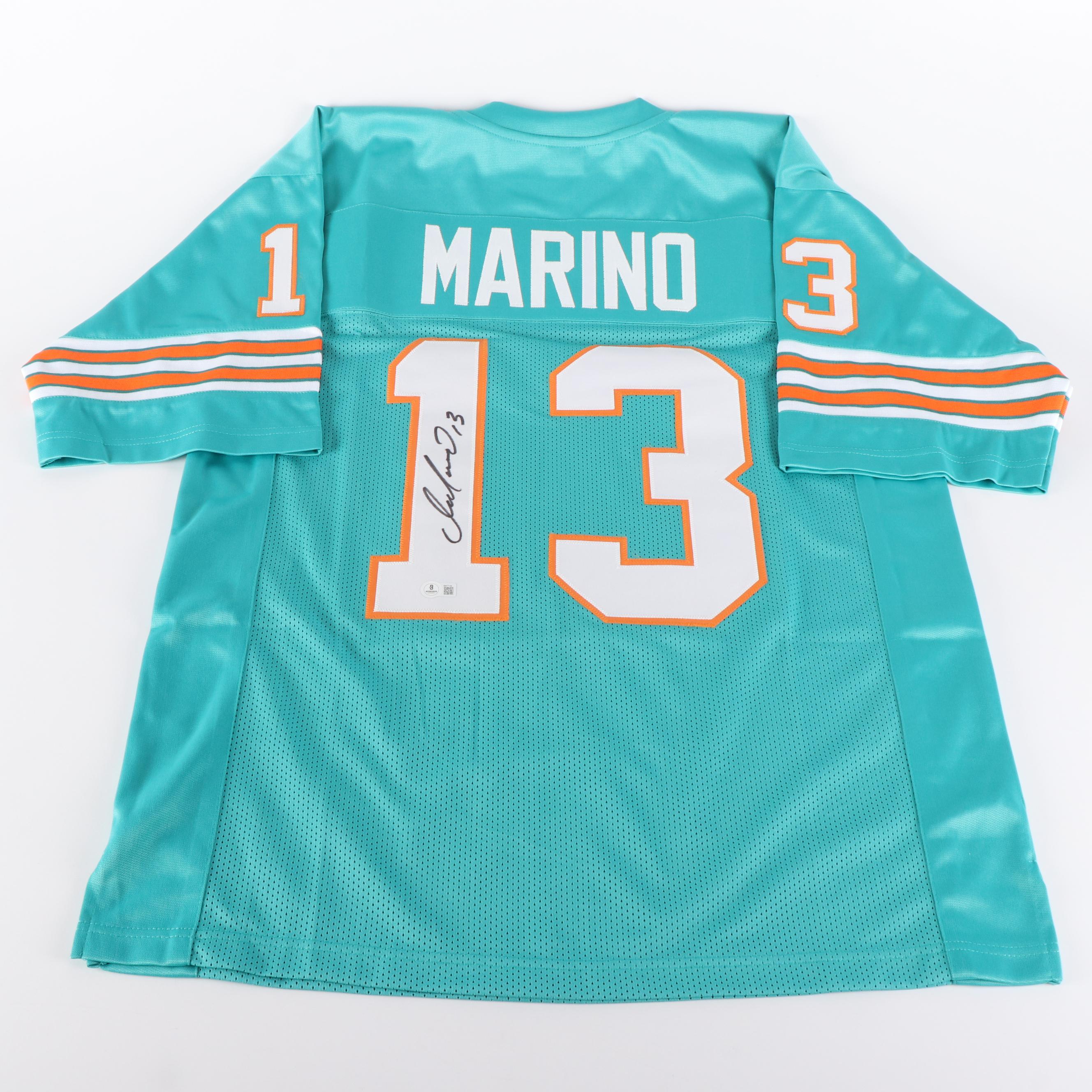 Dan Marino Signed Miami Dolphins Football Jersey, Beckett