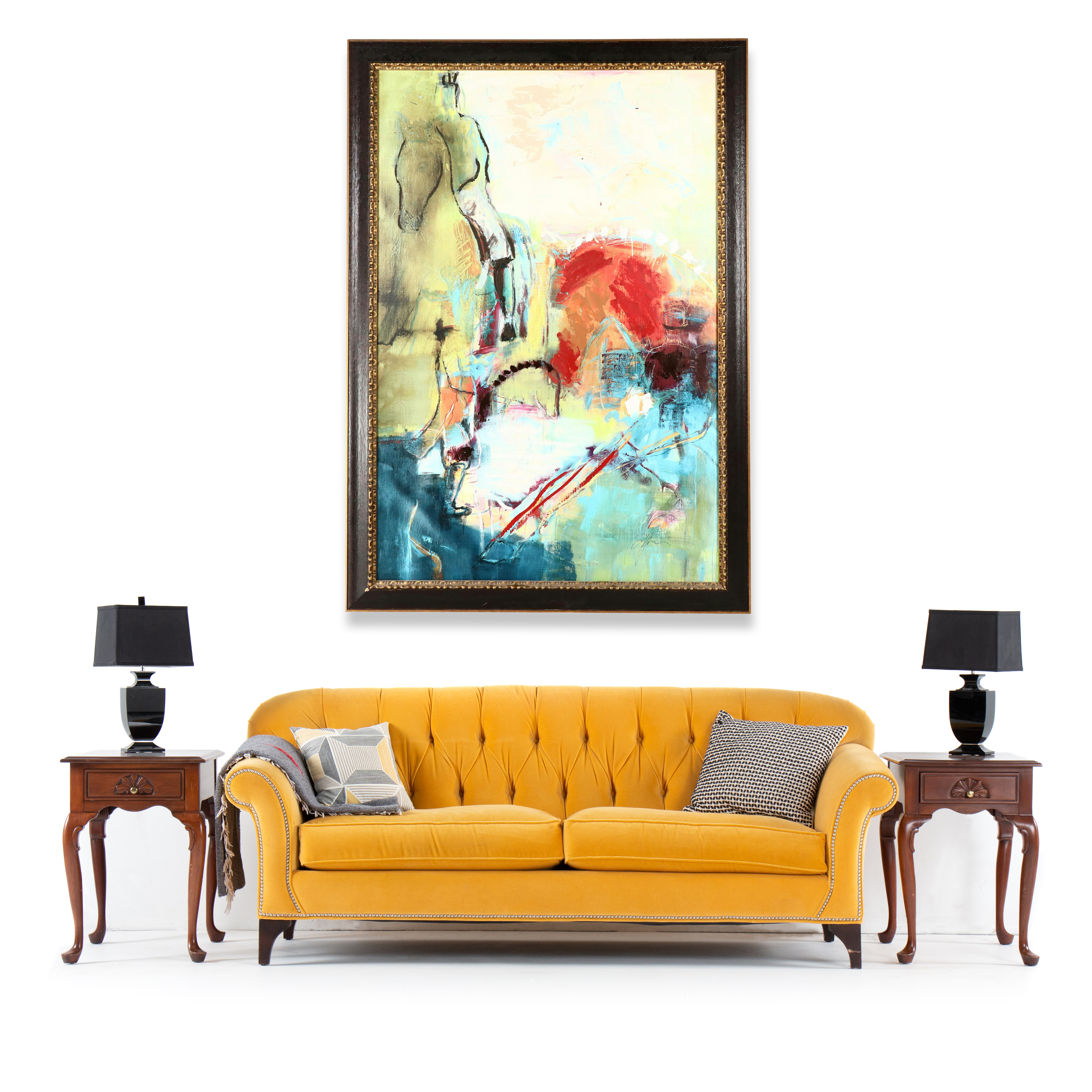 Albert Pyne Abstract Embellished Giclée "In Reason," 21st Century