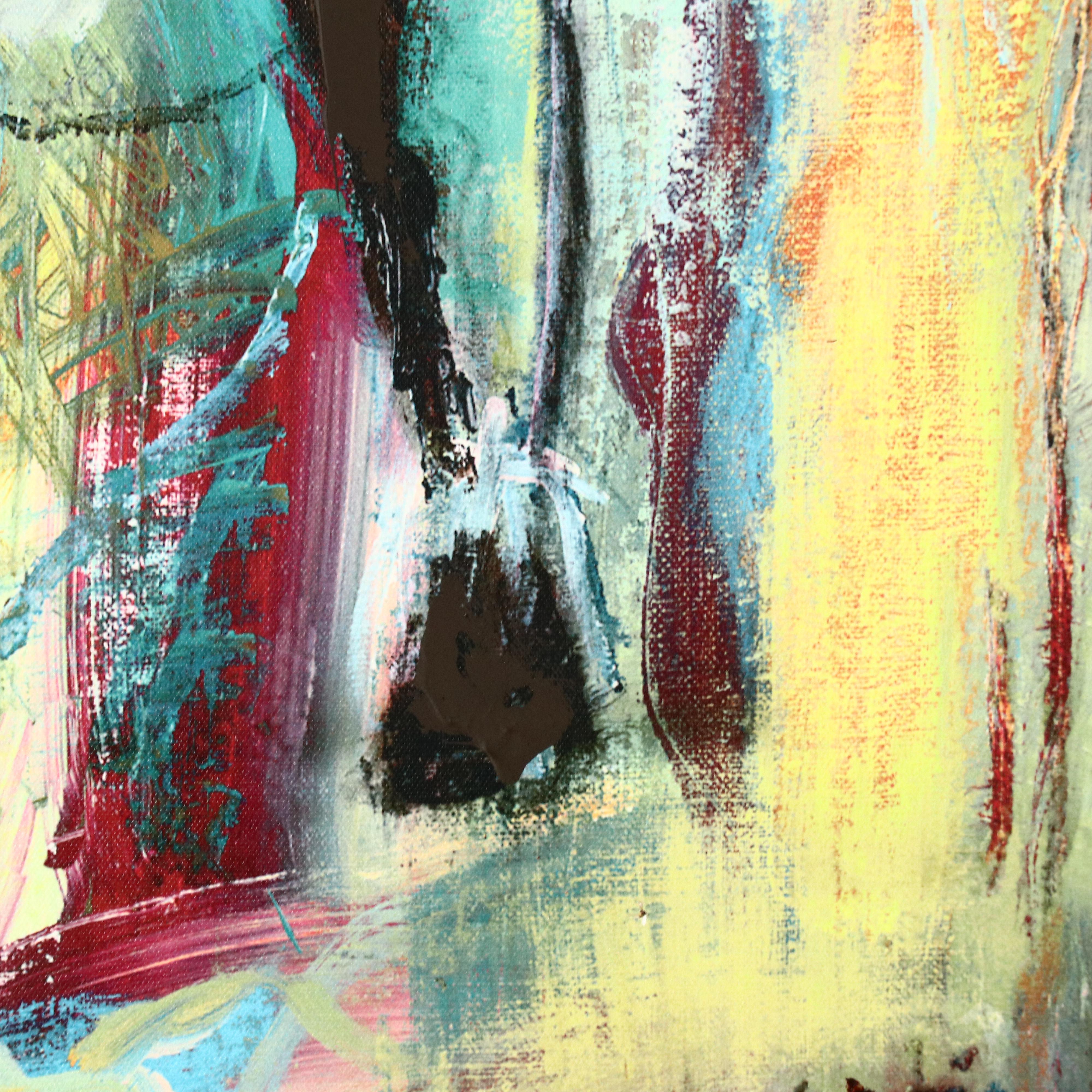 Albert Pyne Abstract Embellished Giclée "In Reason," 21st Century