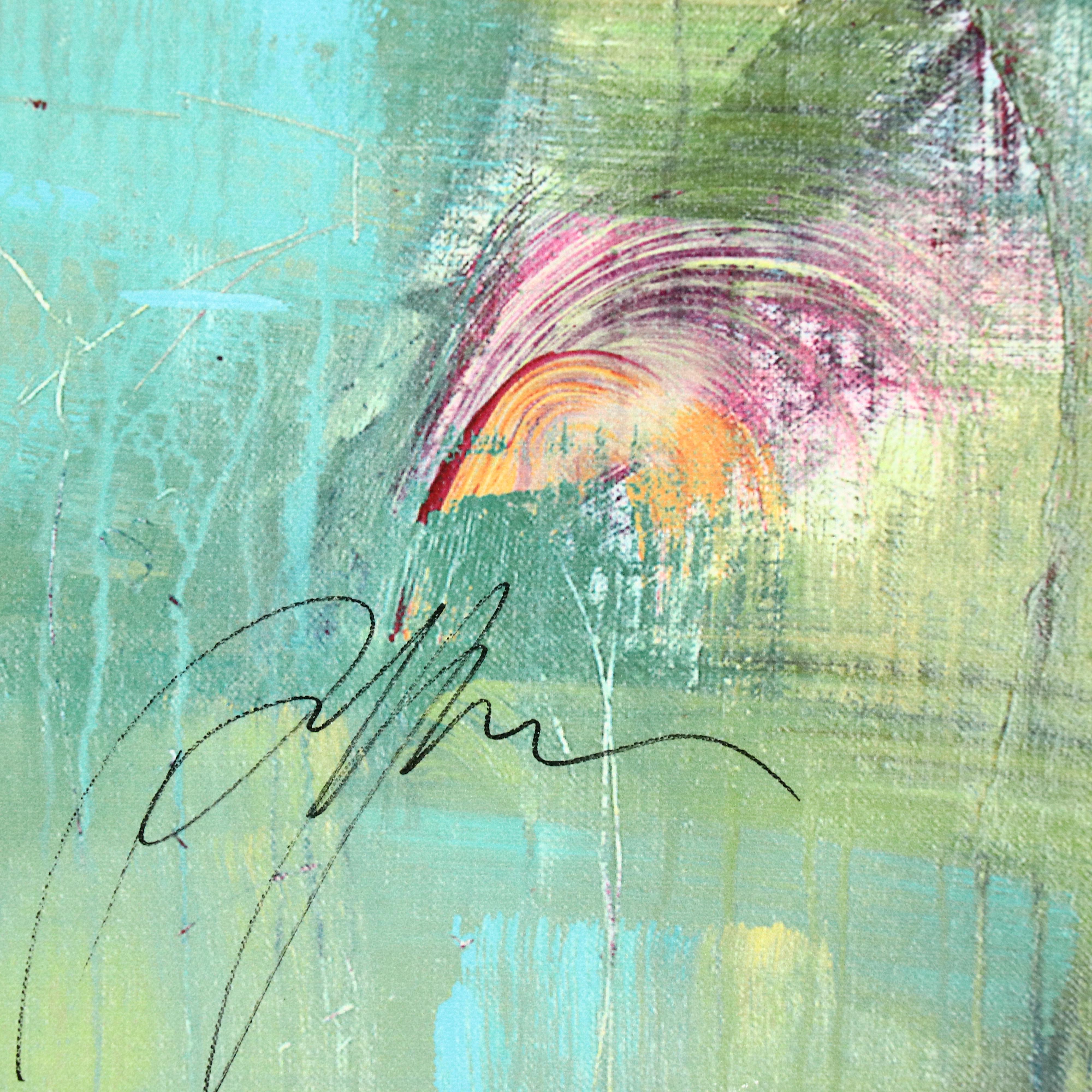 Albert Pyne Abstract Embellished Giclée "In Reason," 21st Century