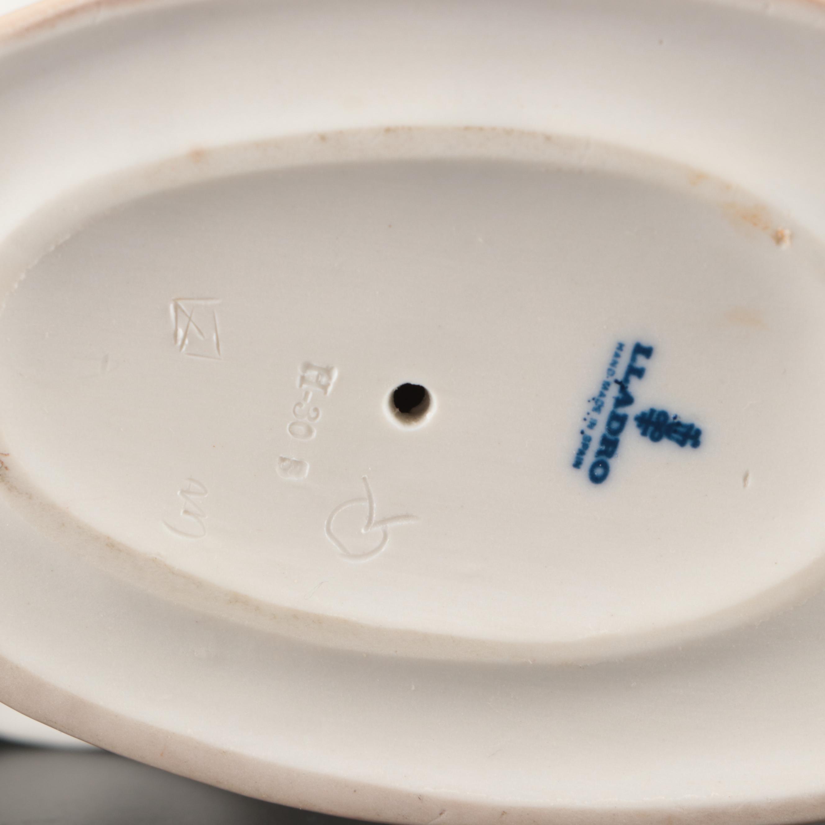 Lladró "Cinderella's Lost Slipper" and "Fairy Godmother" Figurines with Plaque