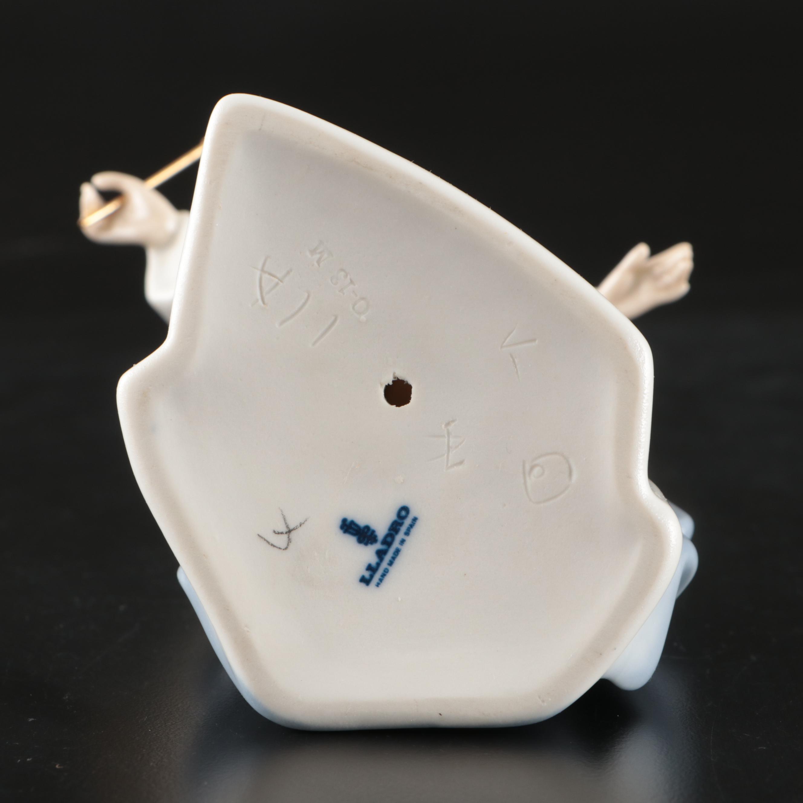 Lladró "Cinderella's Lost Slipper" and "Fairy Godmother" Figurines with Plaque