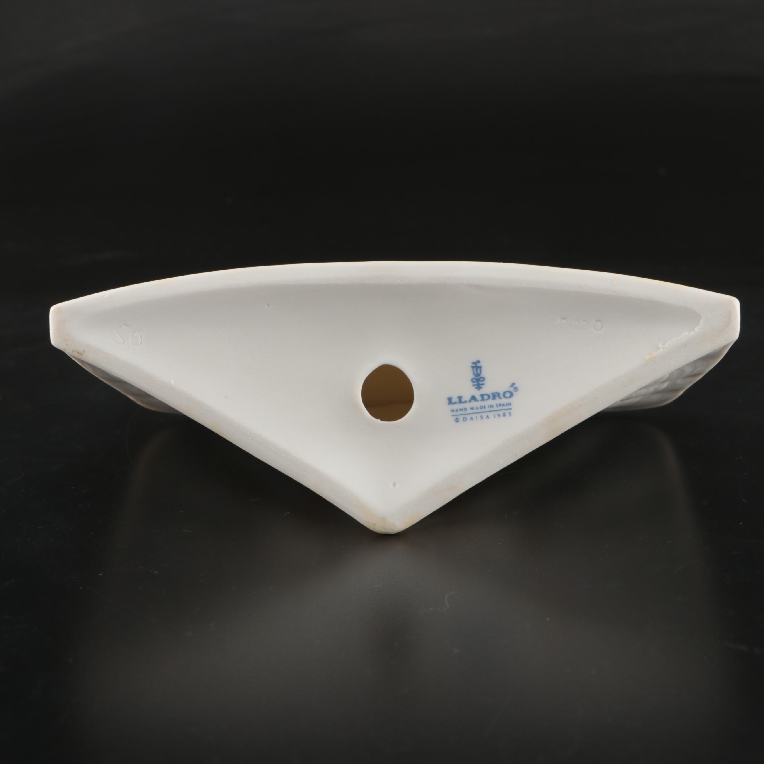 Lladró "Cinderella's Lost Slipper" and "Fairy Godmother" Figurines with Plaque