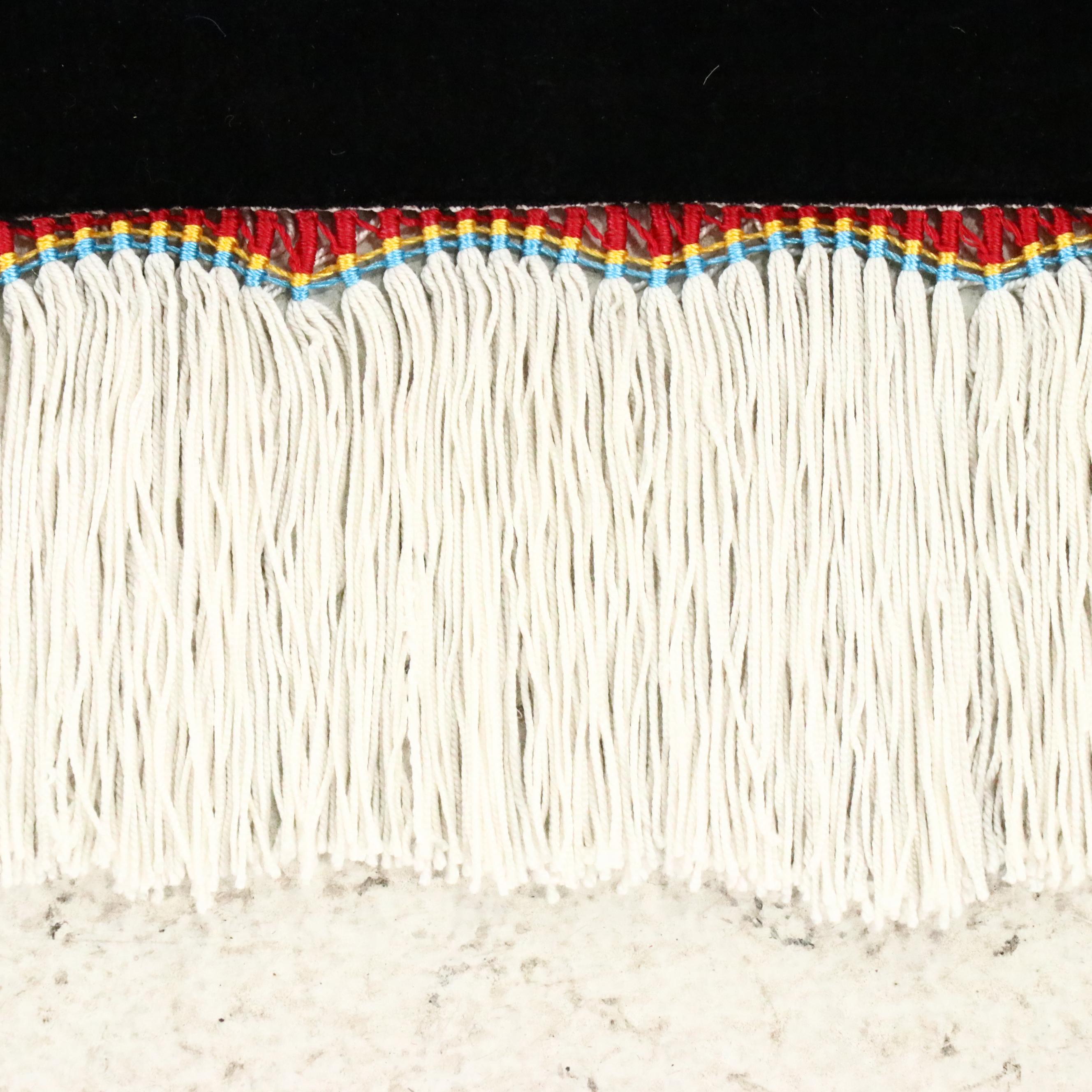 2'6 x 4'3 Hand-Knotted Signed Persian Qom Silk Accent Rug