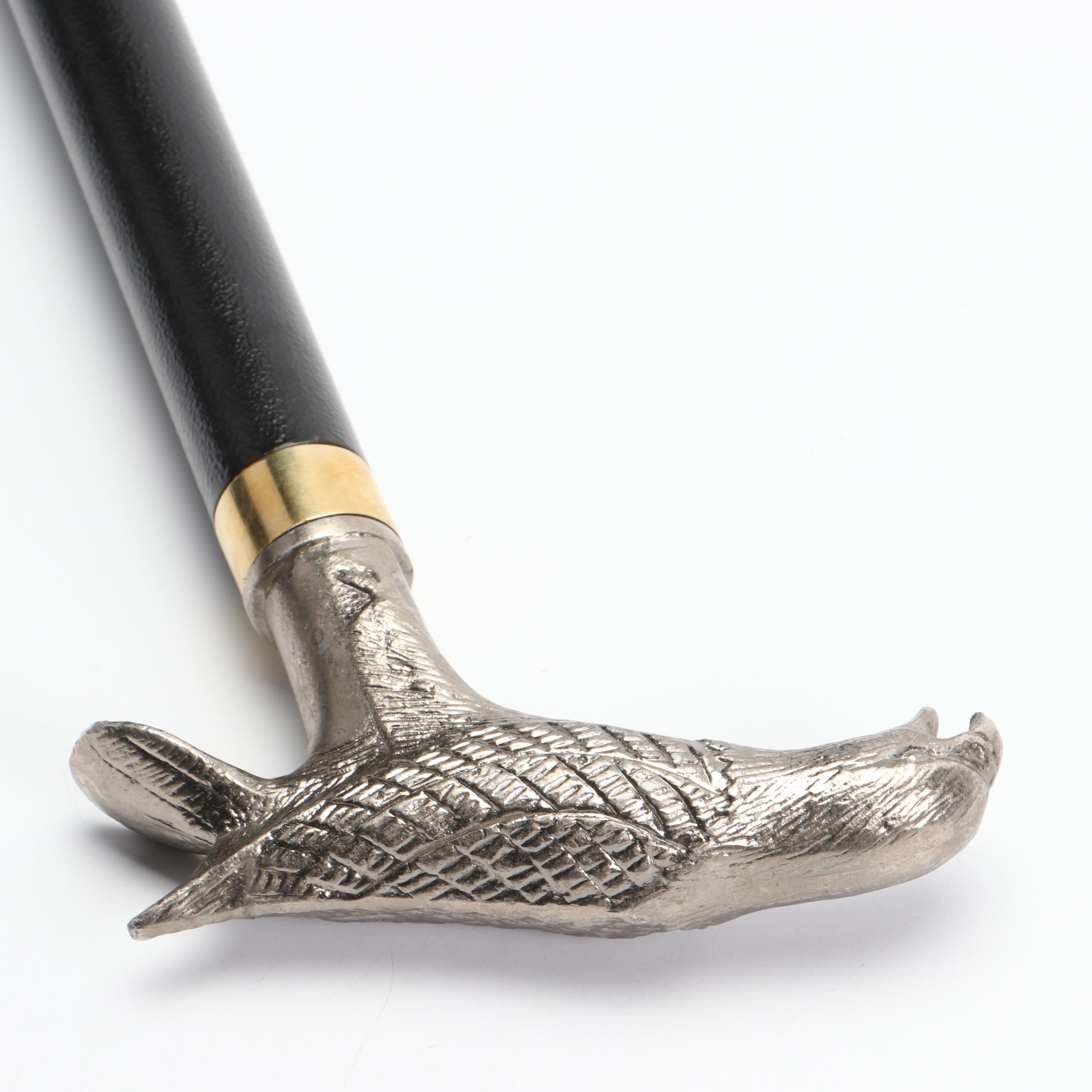 Hawk Handled Sword Cane