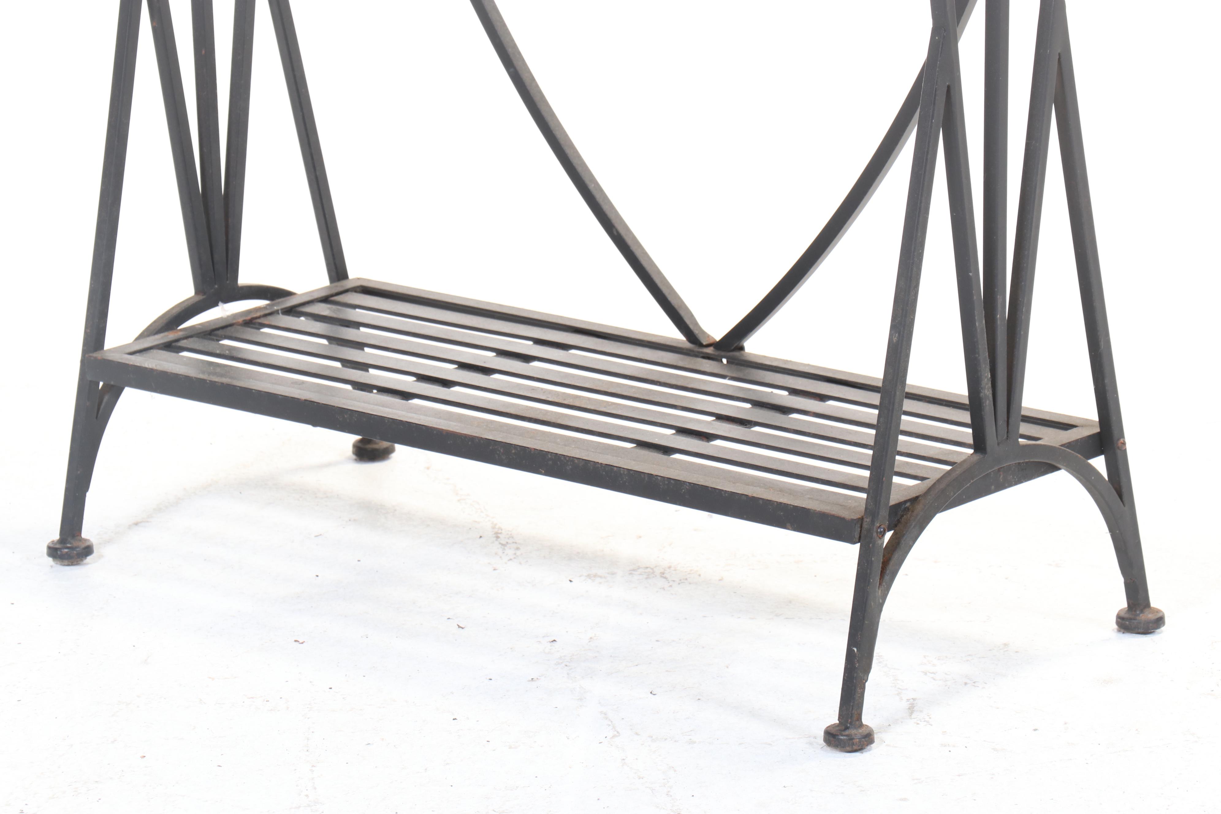 Art Deco Style Metal Coat Stand