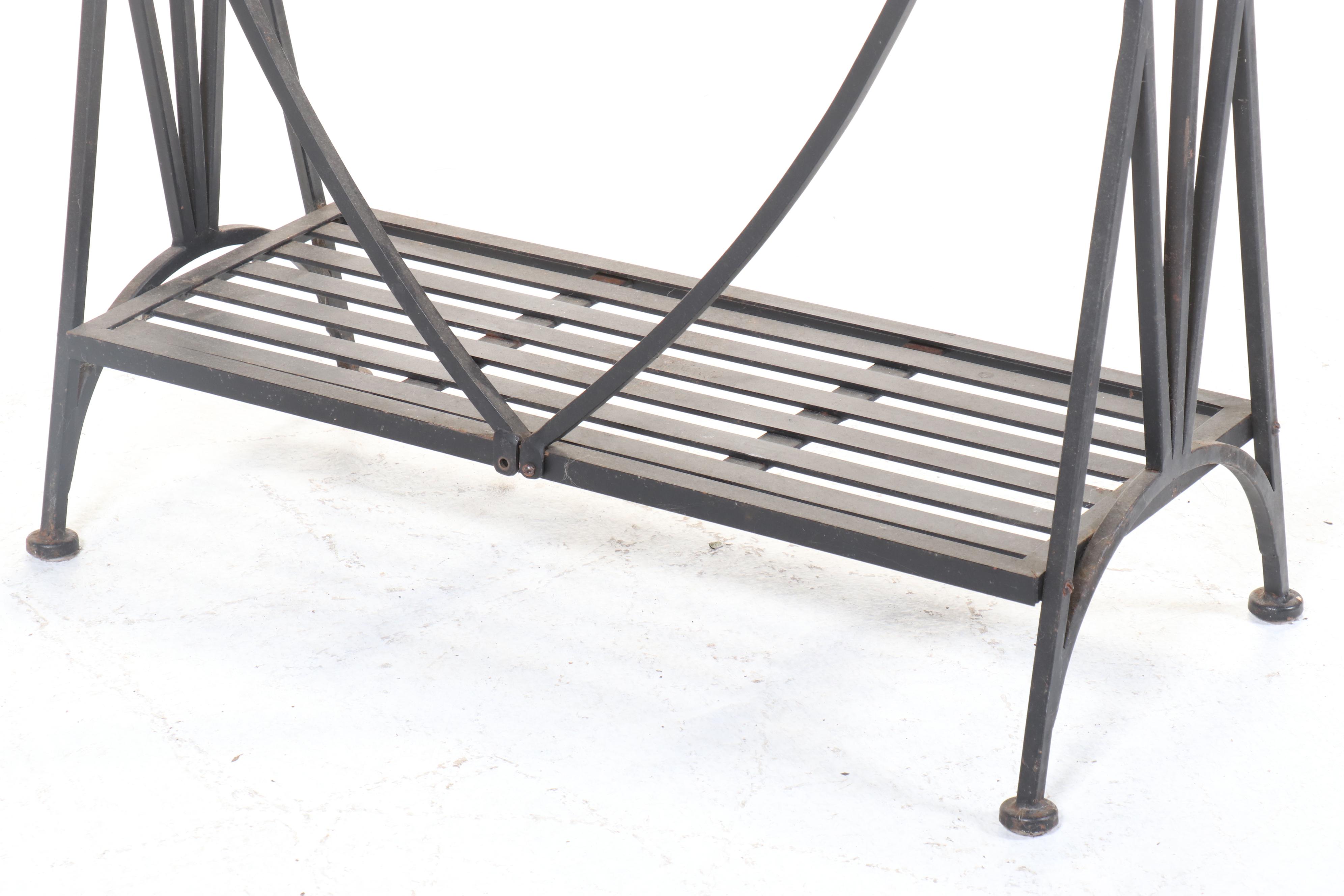 Art Deco Style Metal Coat Stand