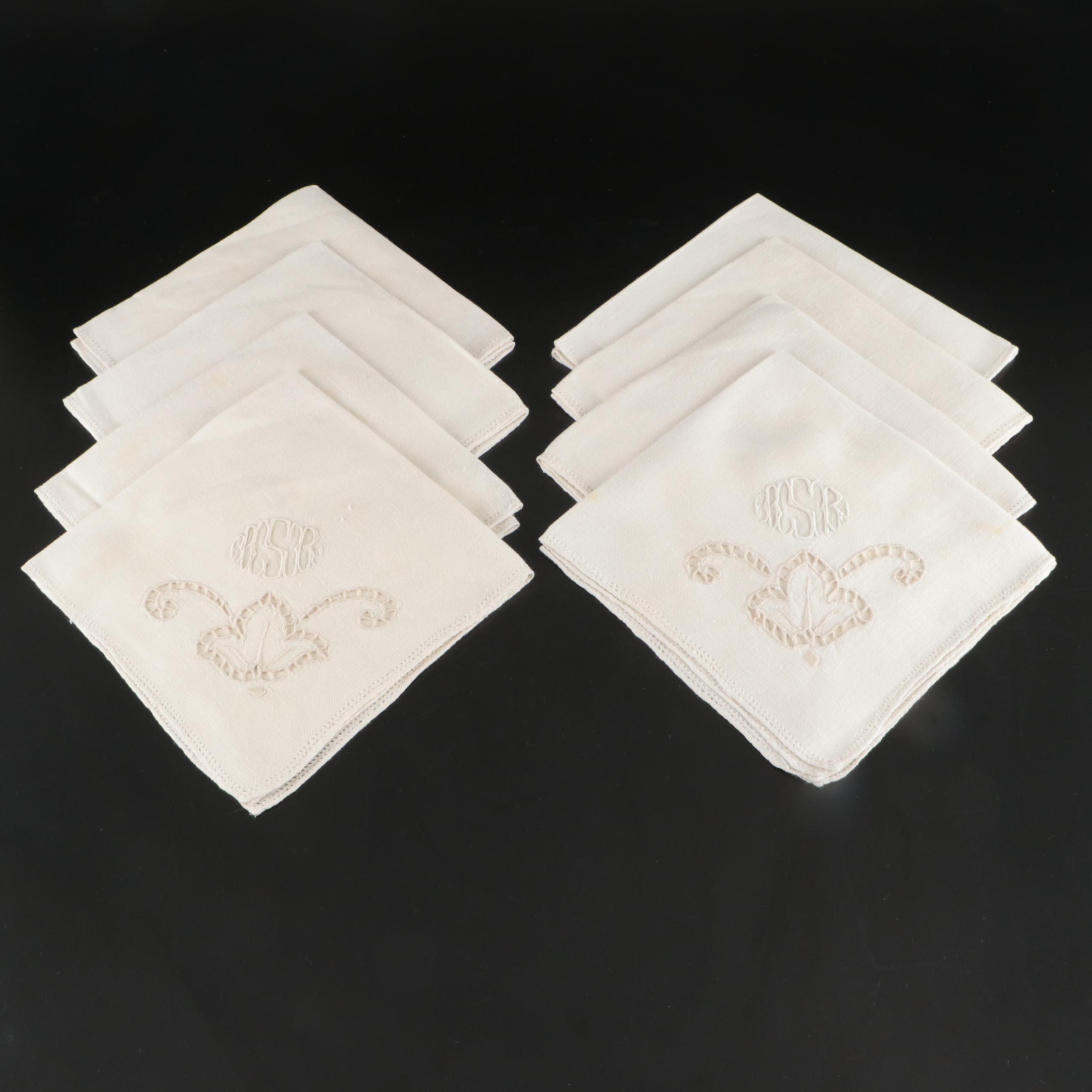 Monogrammed Tablecloth with Napkins and Other Table Linens