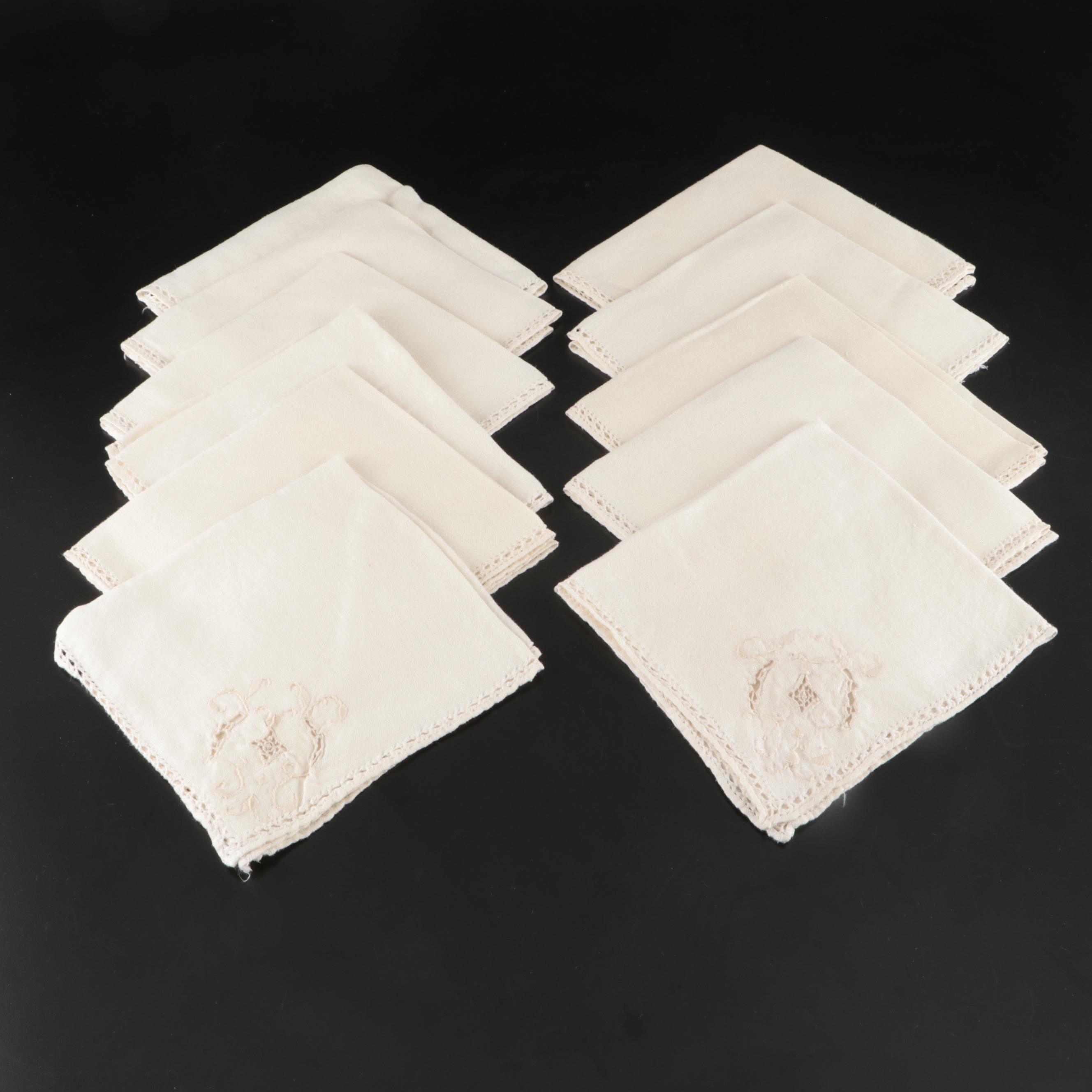 Monogrammed Tablecloth with Napkins and Other Table Linens