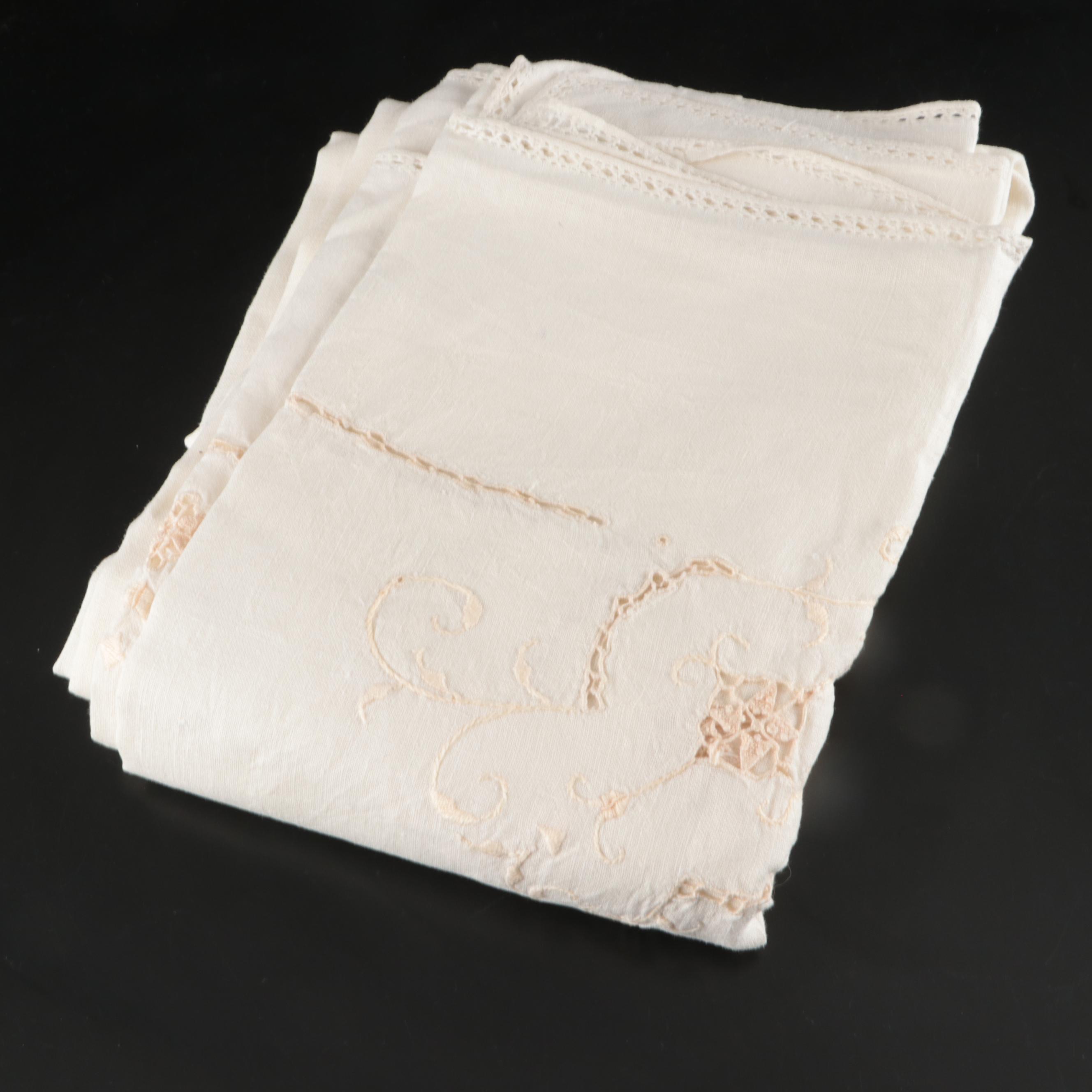 Monogrammed Tablecloth with Napkins and Other Table Linens