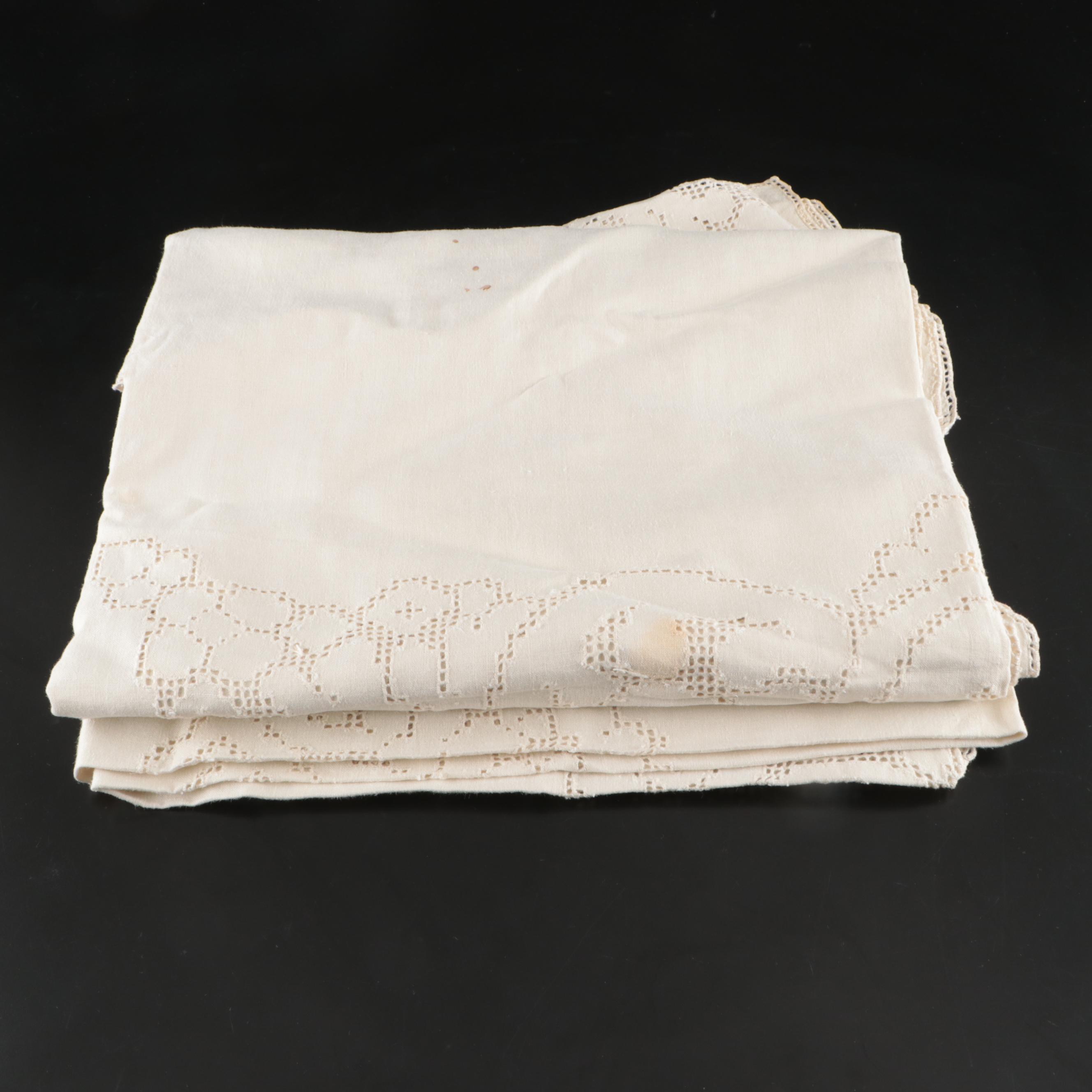 Monogrammed Tablecloth with Napkins and Other Table Linens