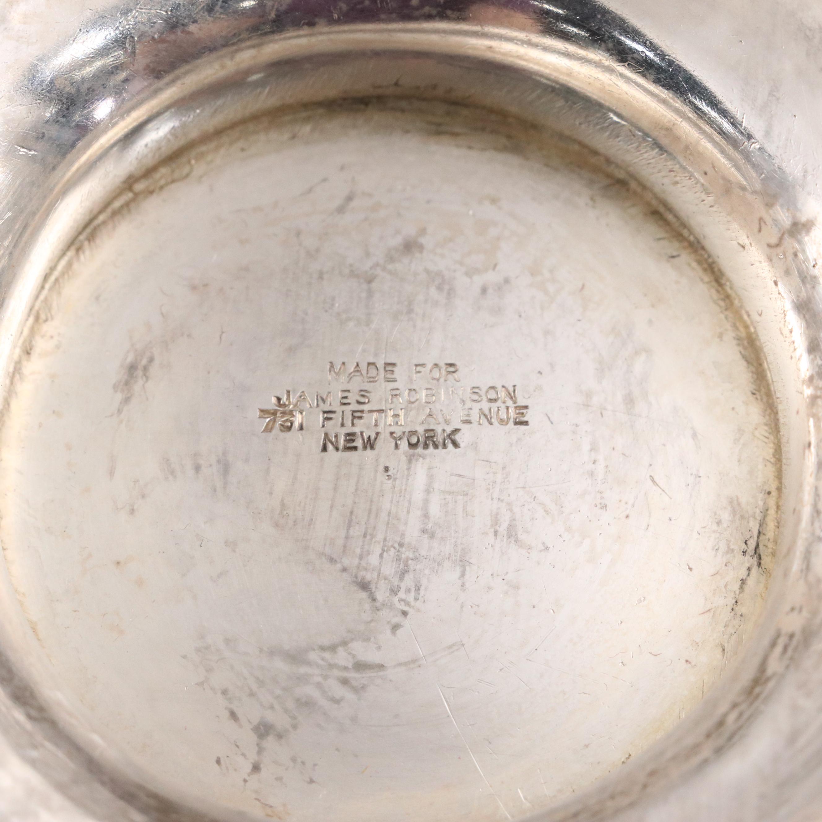 Gorham "Plymouth" Sterling Silver Creamer and Garrard & Co Coffee Pot