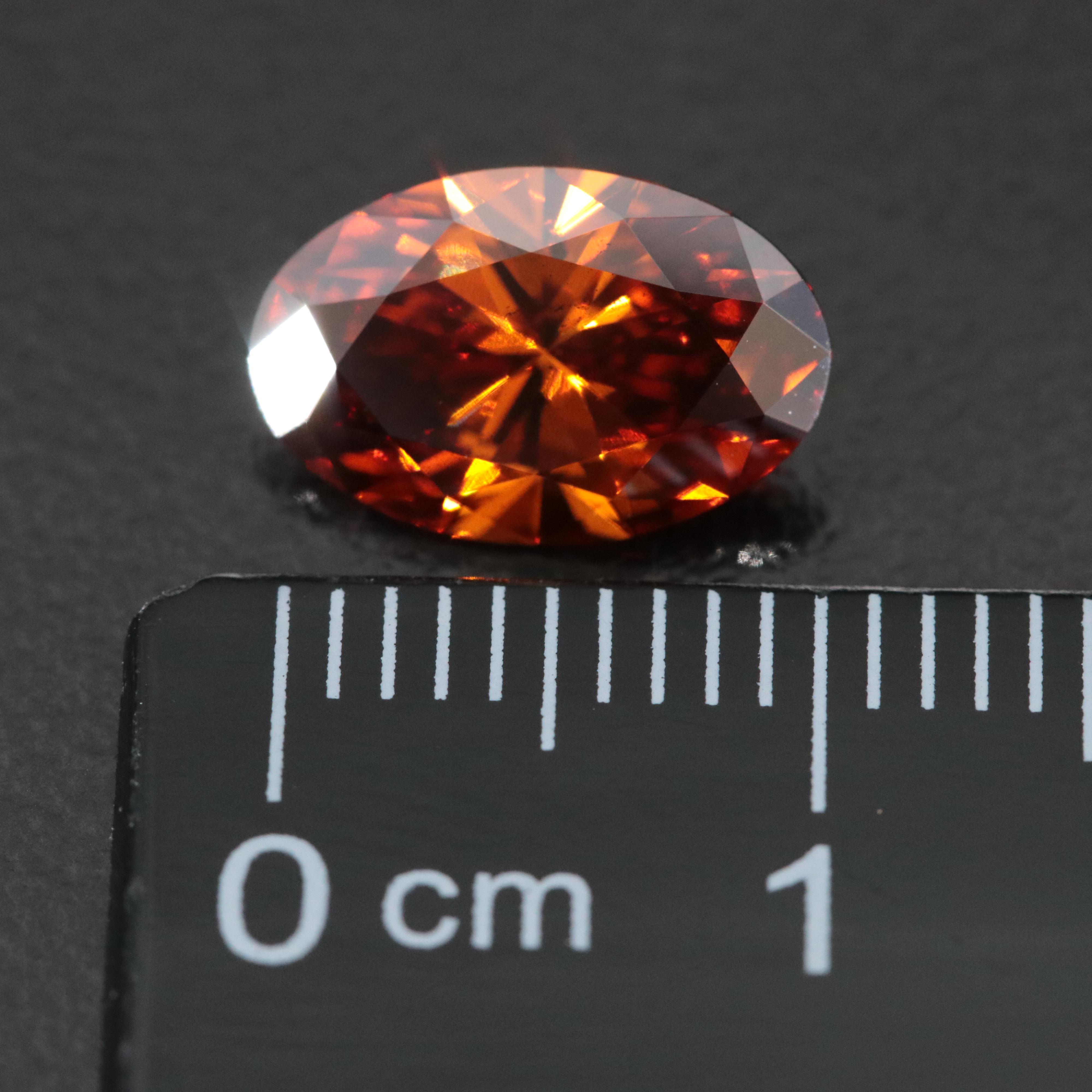 Loose 2.06 CT Lab Grown Fancy Diamond