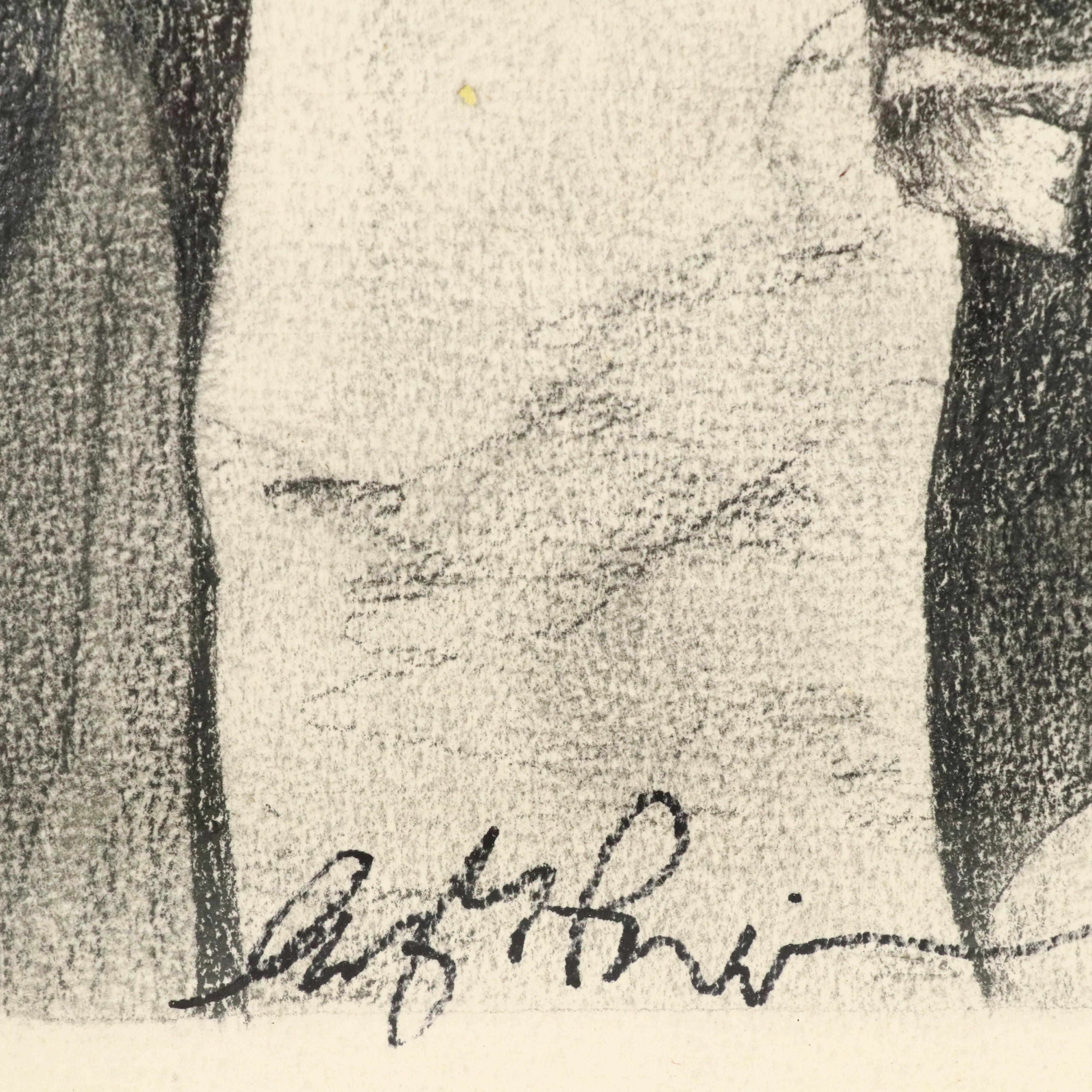 Portrait Graphite Drawing of Two Young Boys