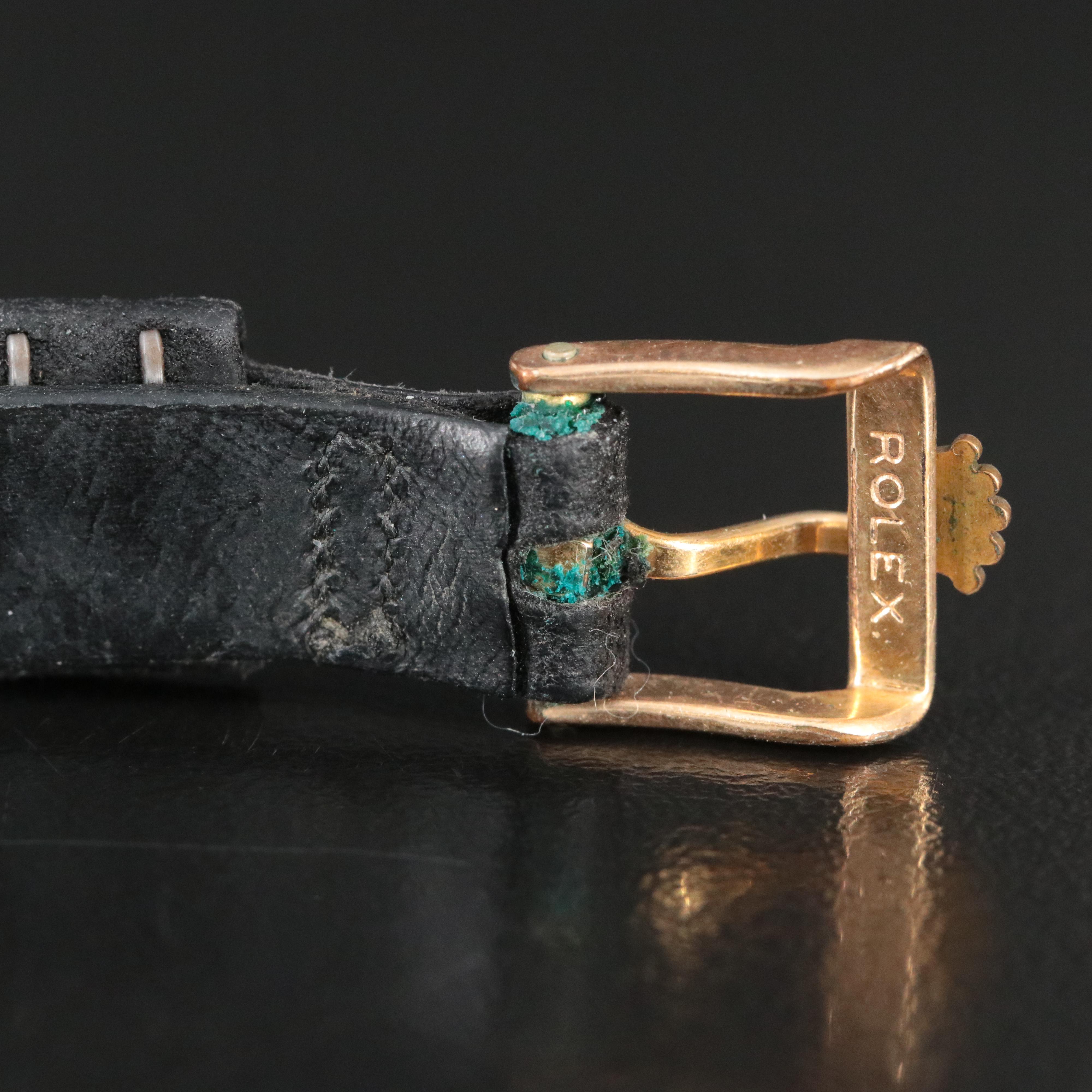 Vintage 18K Rolex Chameleon Stem Wind Watch