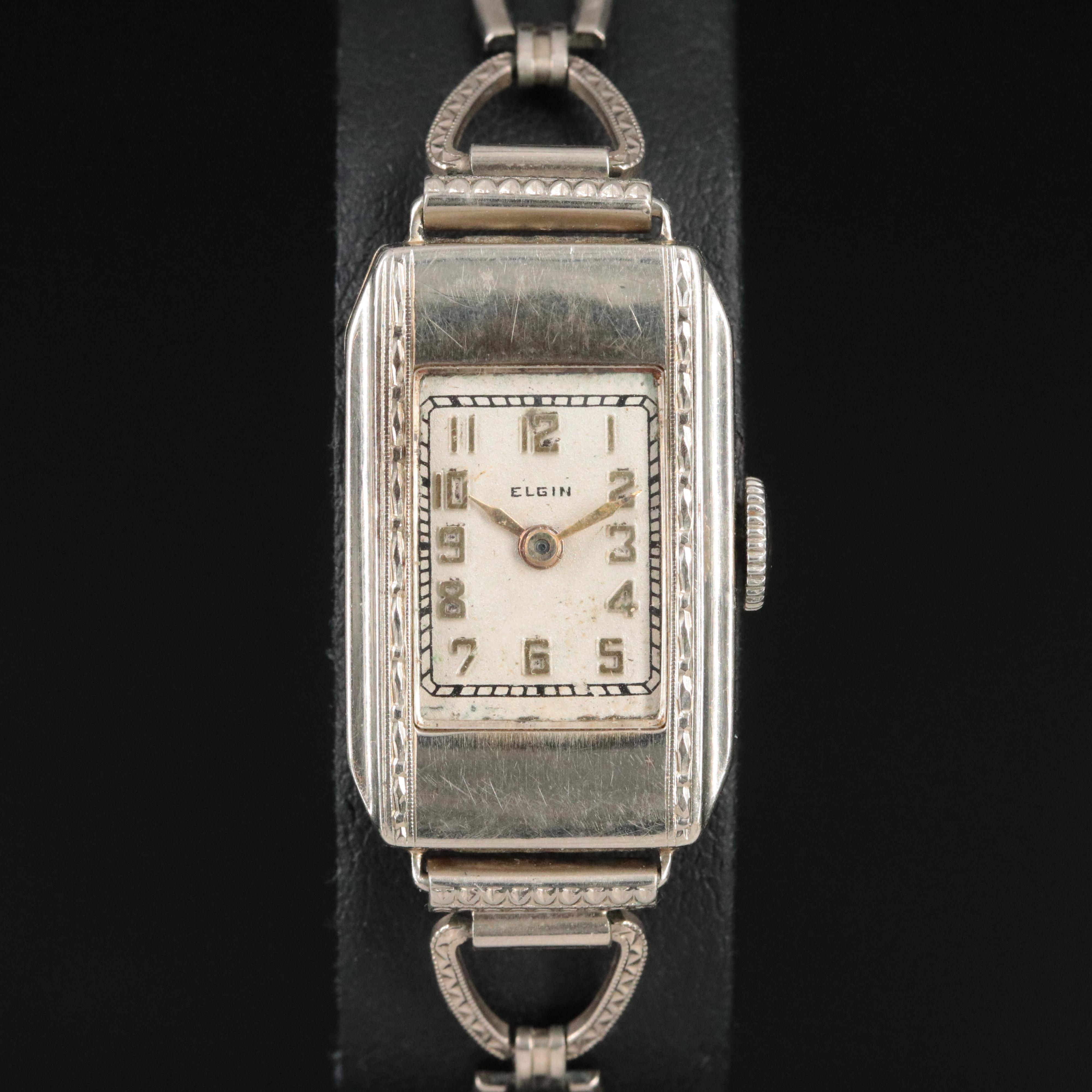 Vintage 14K Elgin Manual Wind Watch