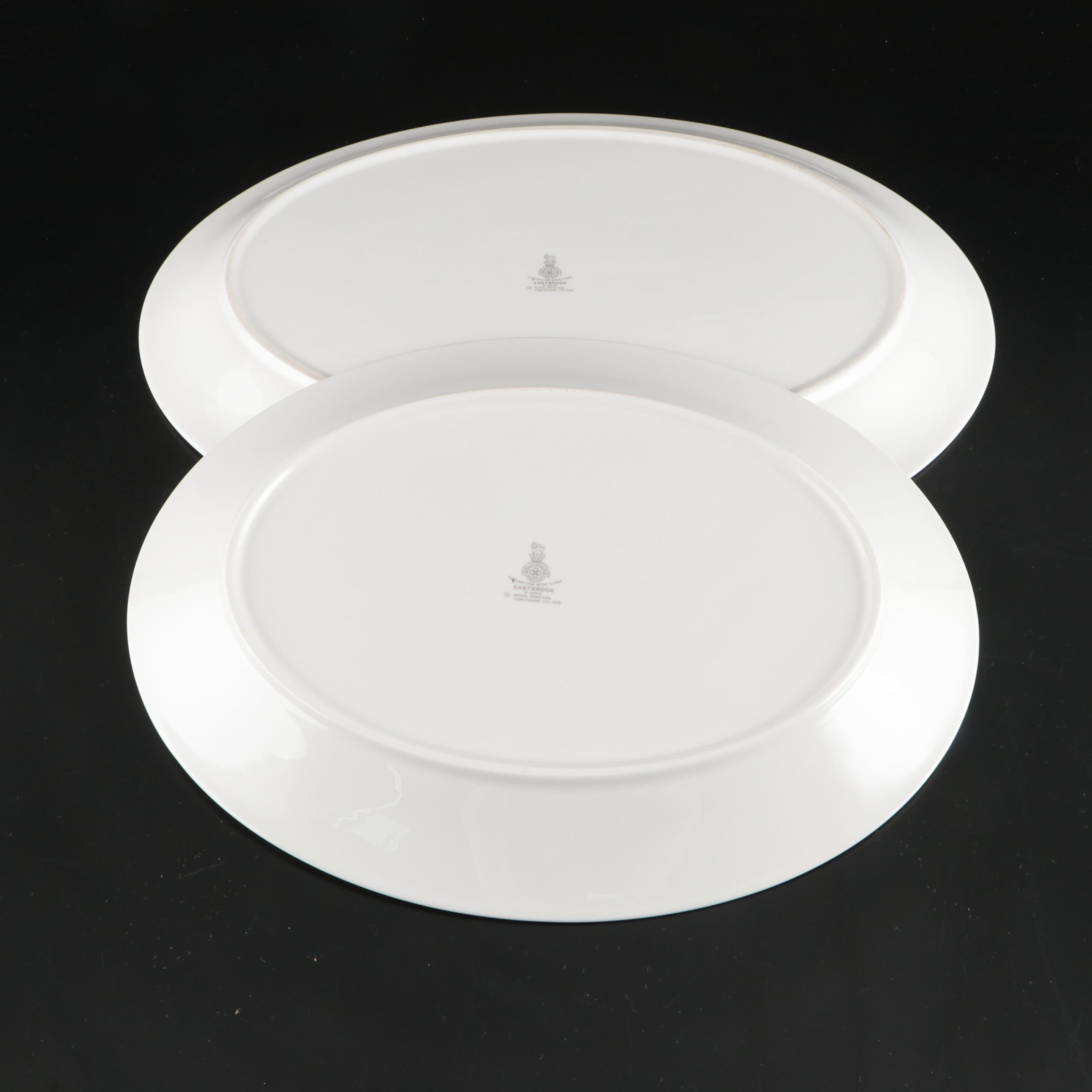 Royal Doulton "Eastbrook" Bone China Dinnerware and Serving Pieces, 1976-1984