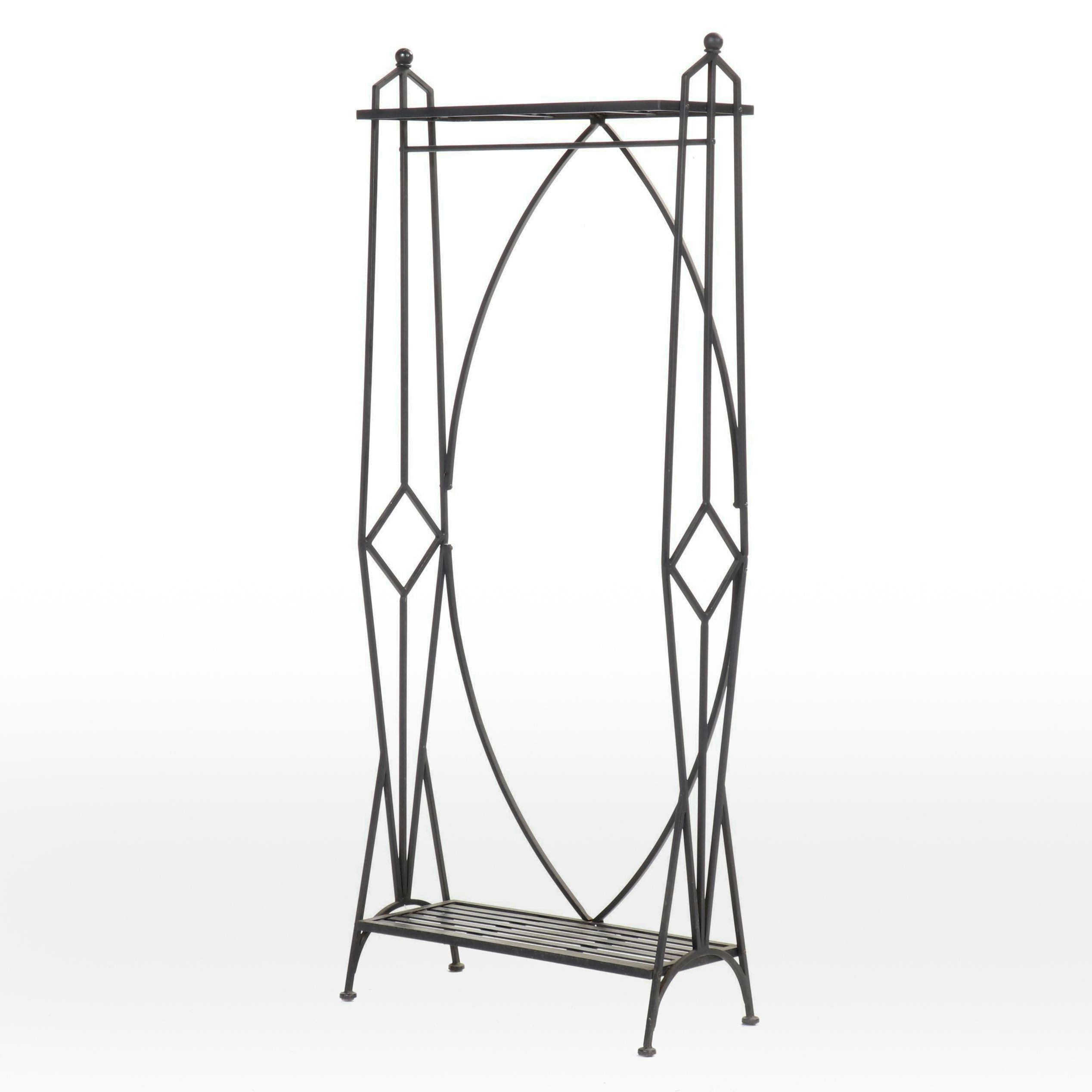 Art Deco Style Metal Coat Stand