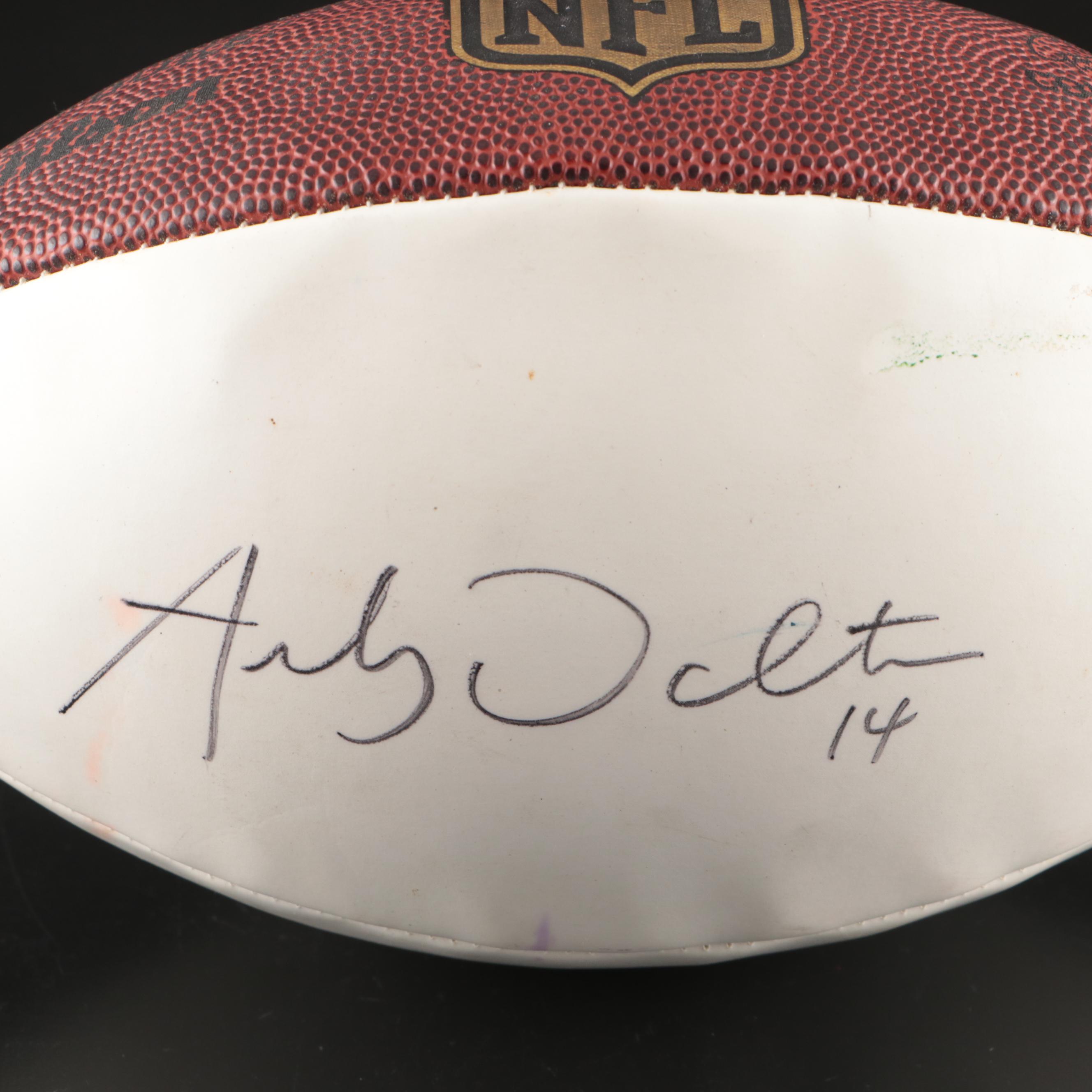 Andy Dalton Signed Wilson "The Duke" NFL Football