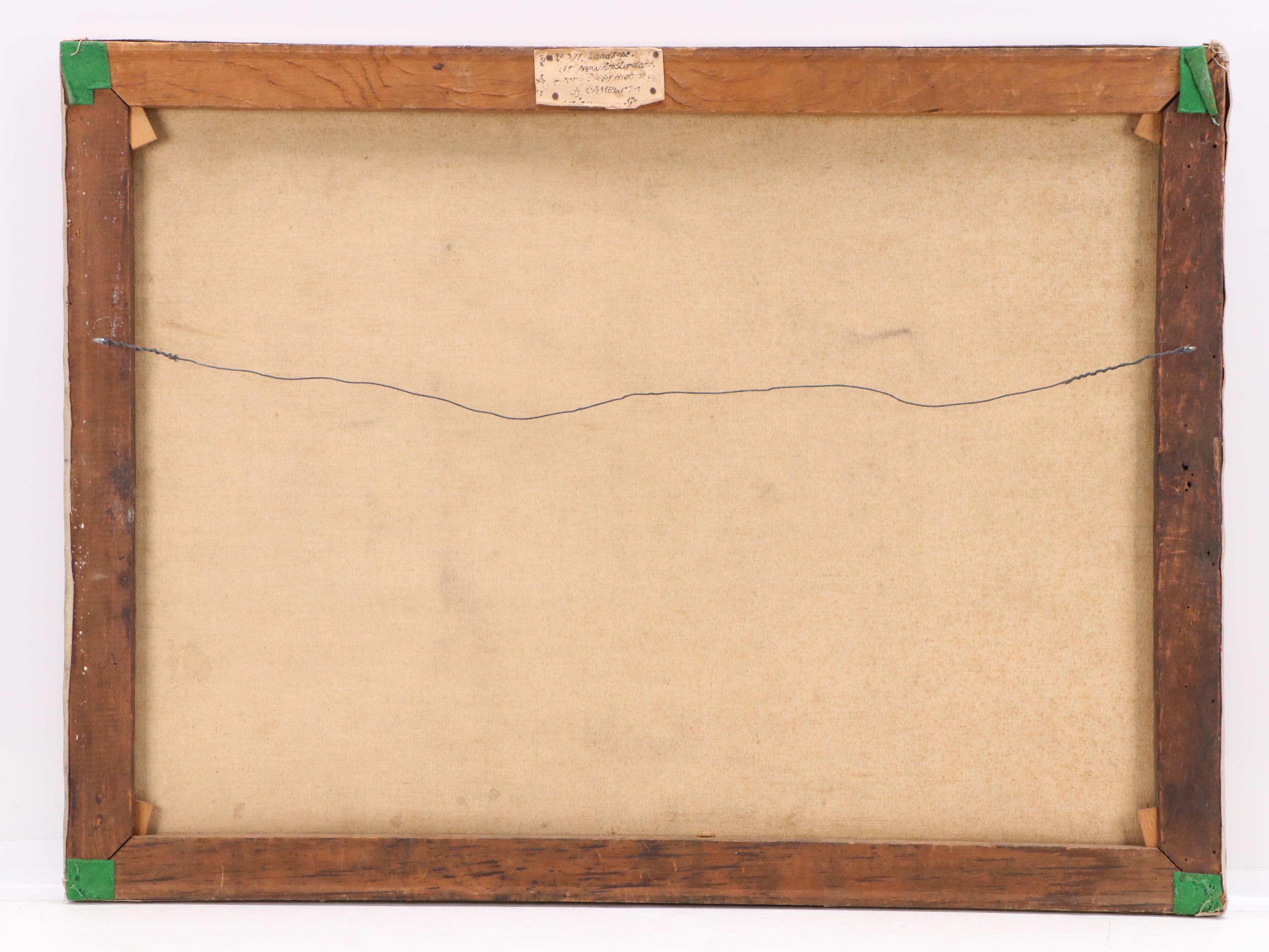 Charles Alfred Meurer Landscape Oil Painting of Cincinnati, 1938