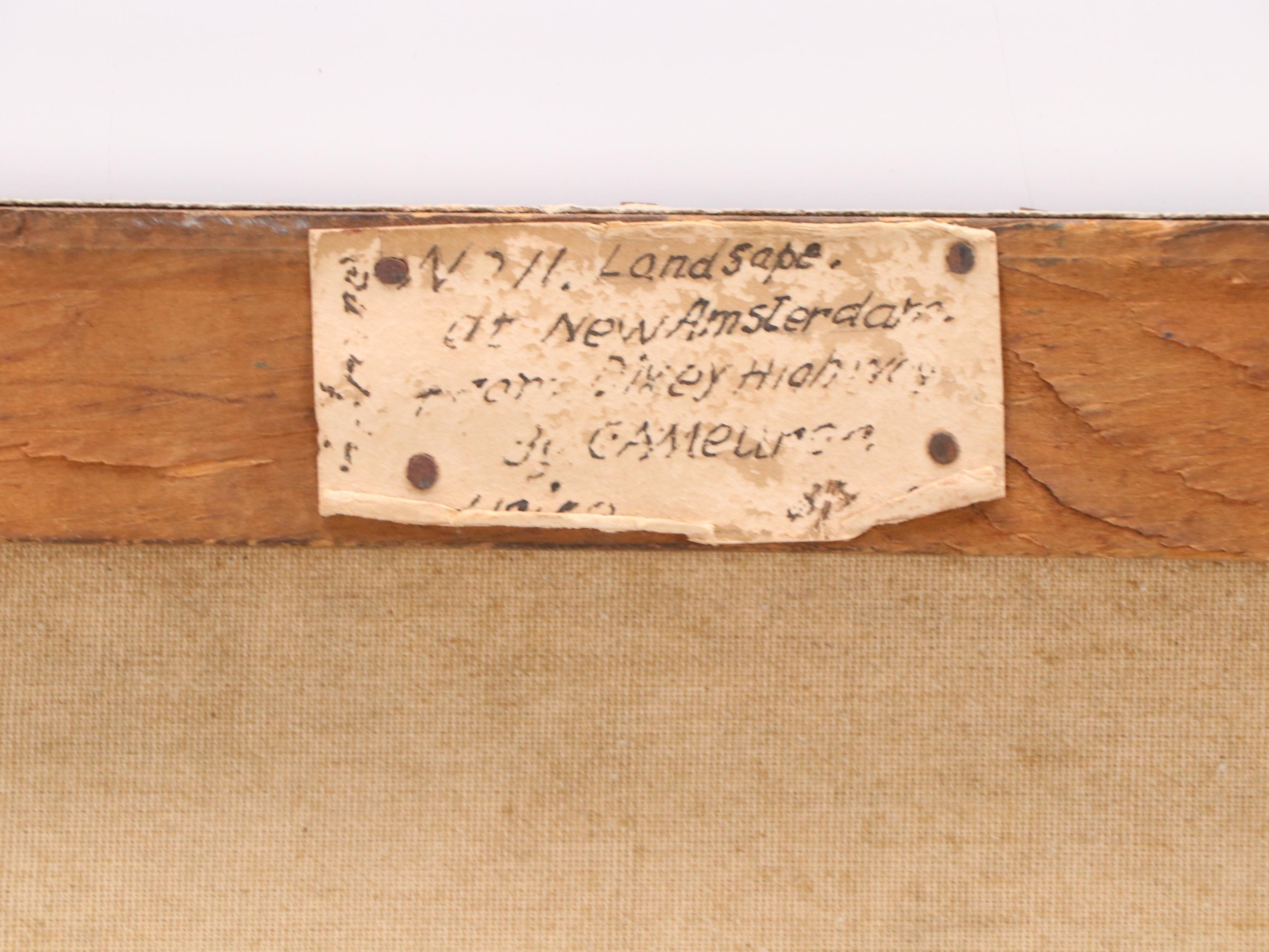 Charles Alfred Meurer Landscape Oil Painting of Cincinnati, 1938