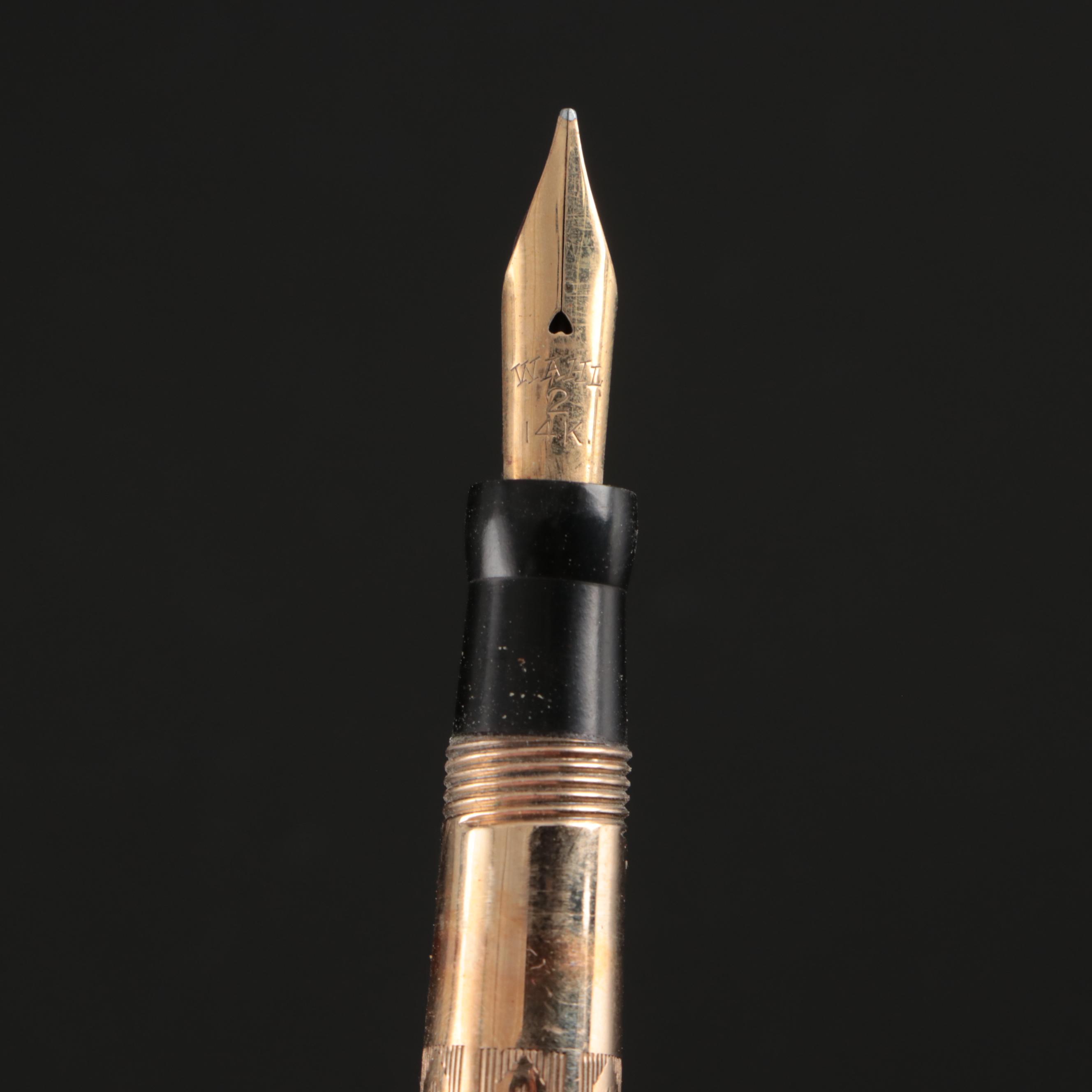 Wahl No. 321 Gold-Filled Fountain Pen with 14K Gold Nib
