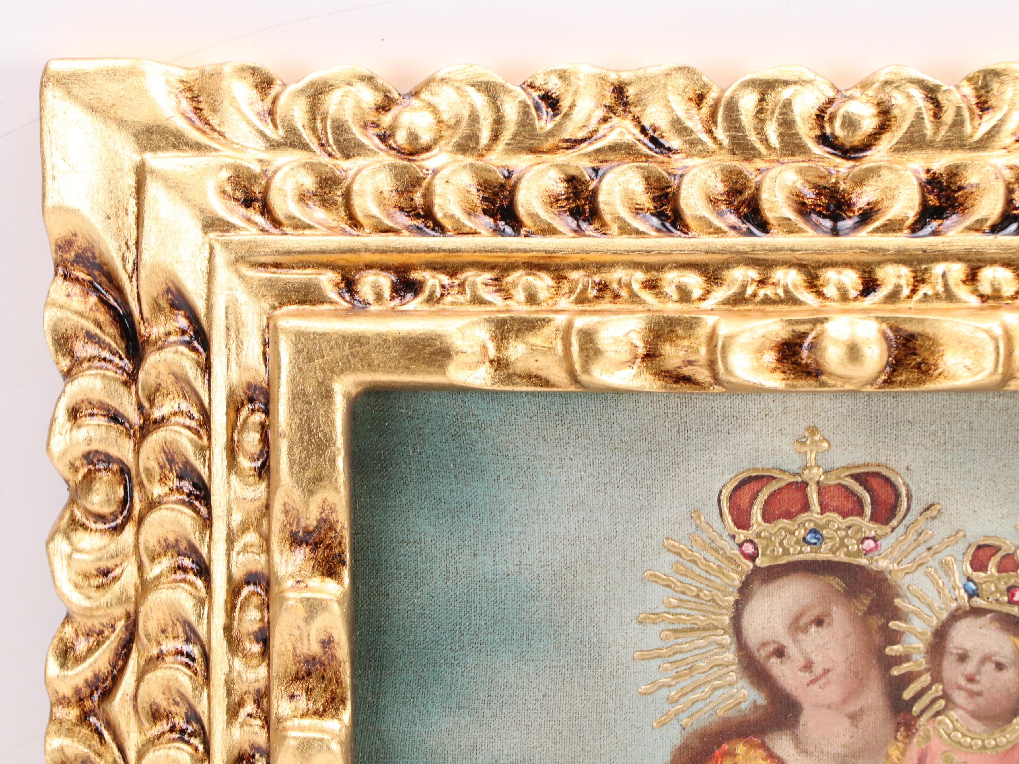 Ernesto Zuñiga Oil Painting "Virgen del Carmen," 1968