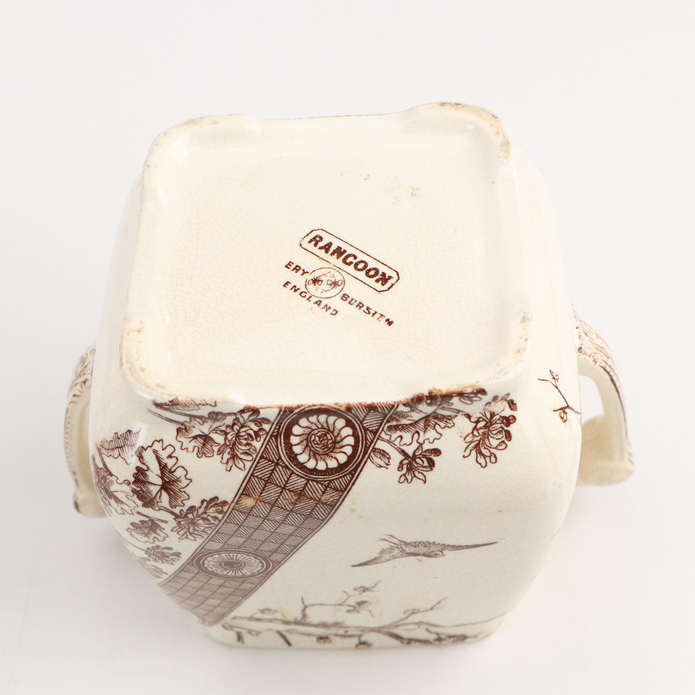 Powell, Bishop & Stonier with "Corinthian" Plate and Other Décor