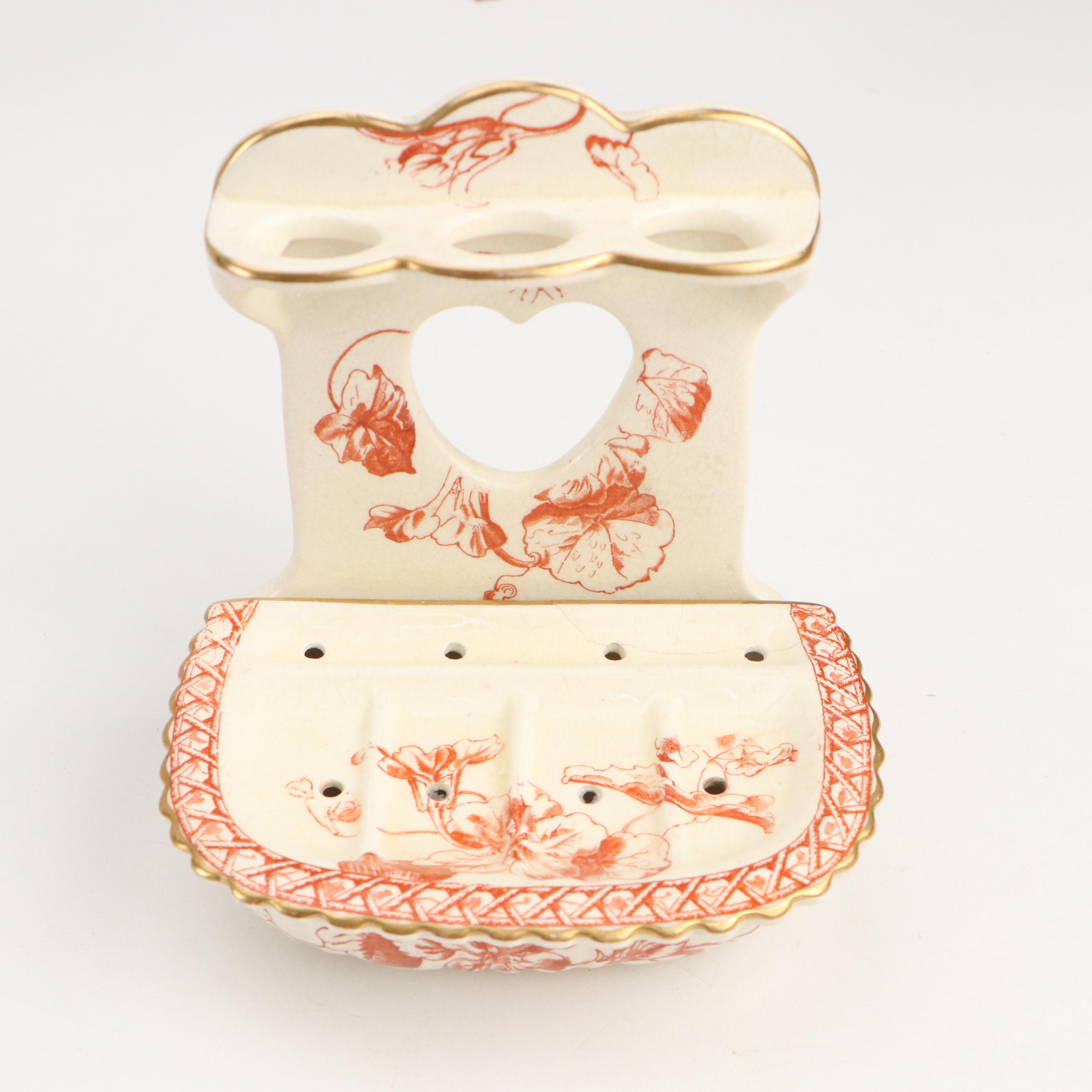 Powell, Bishop & Stonier with "Corinthian" Plate and Other Décor