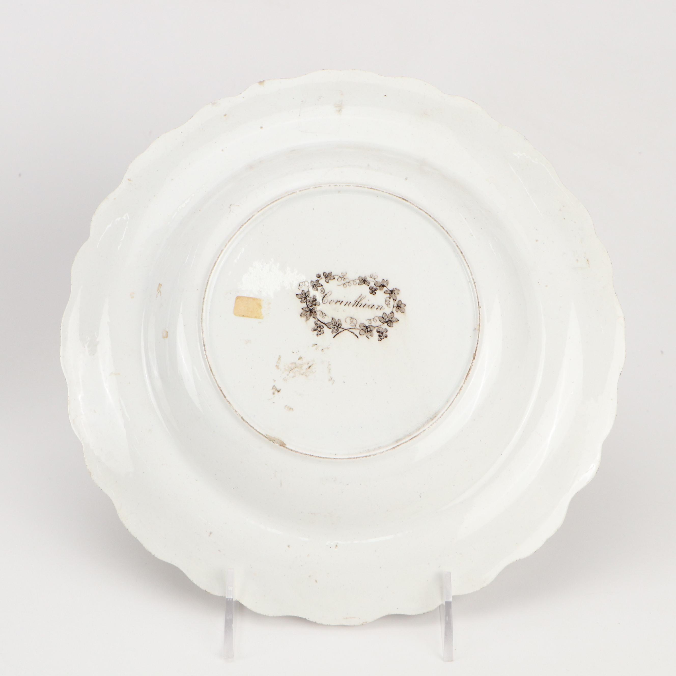 Powell, Bishop & Stonier with "Corinthian" Plate and Other Décor