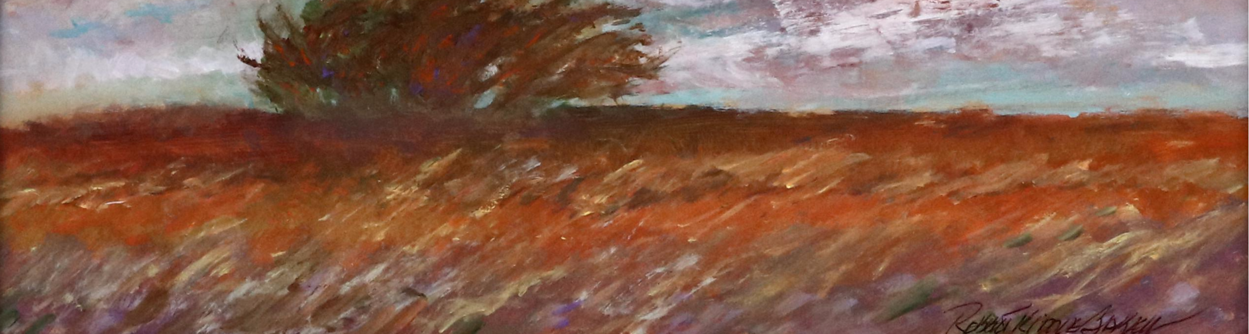 Robert Riddle Baker Acrylic Painting "Prevailing Winds," 2025