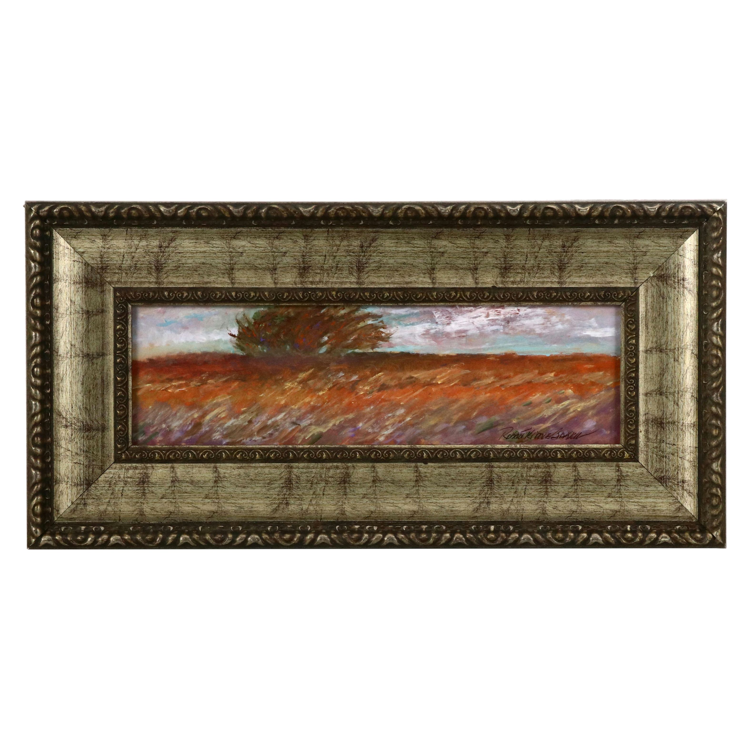 Robert Riddle Baker Acrylic Painting "Prevailing Winds," 2025