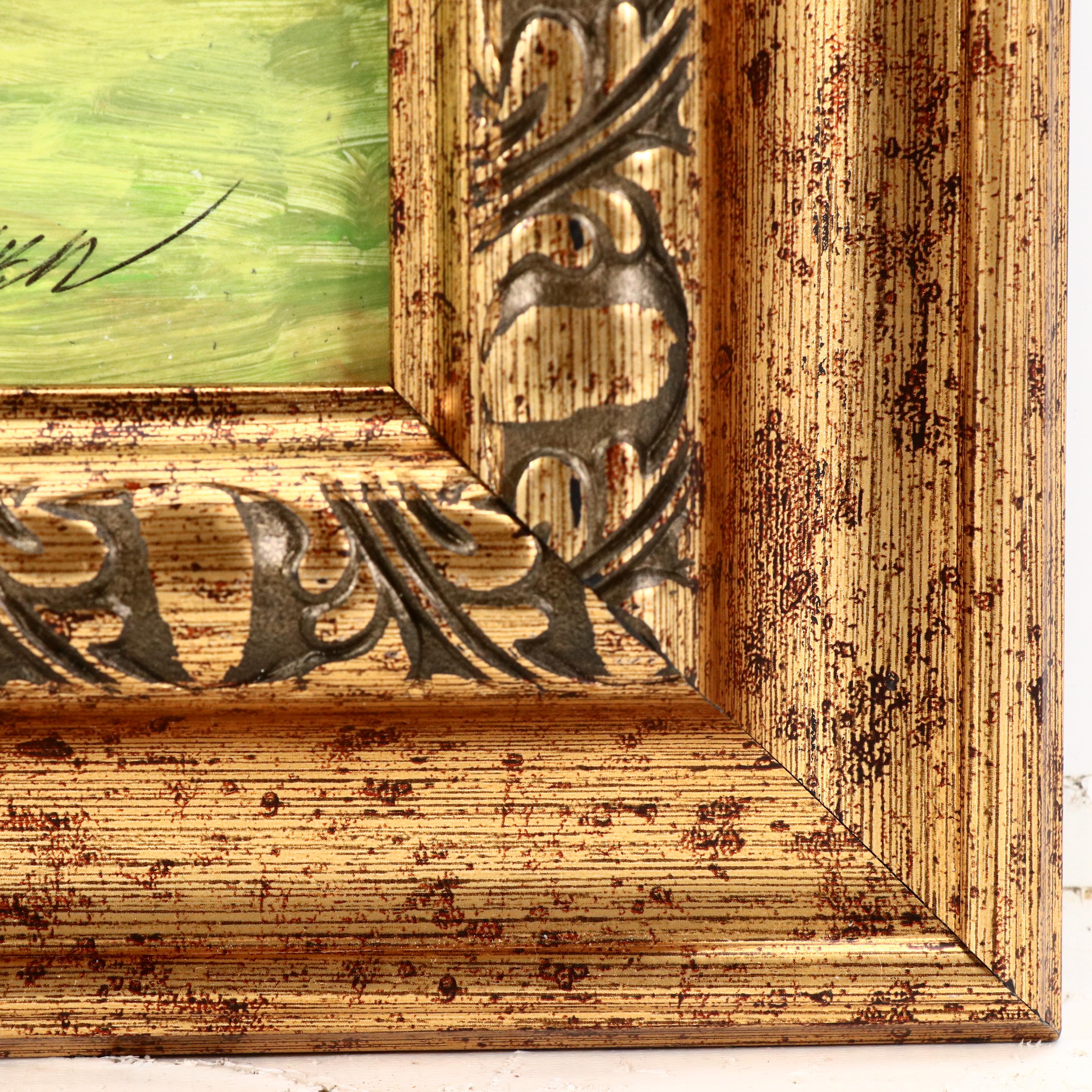 Robert Riddle Baker Landscape Acrylic Painting "Bright Day," 2024